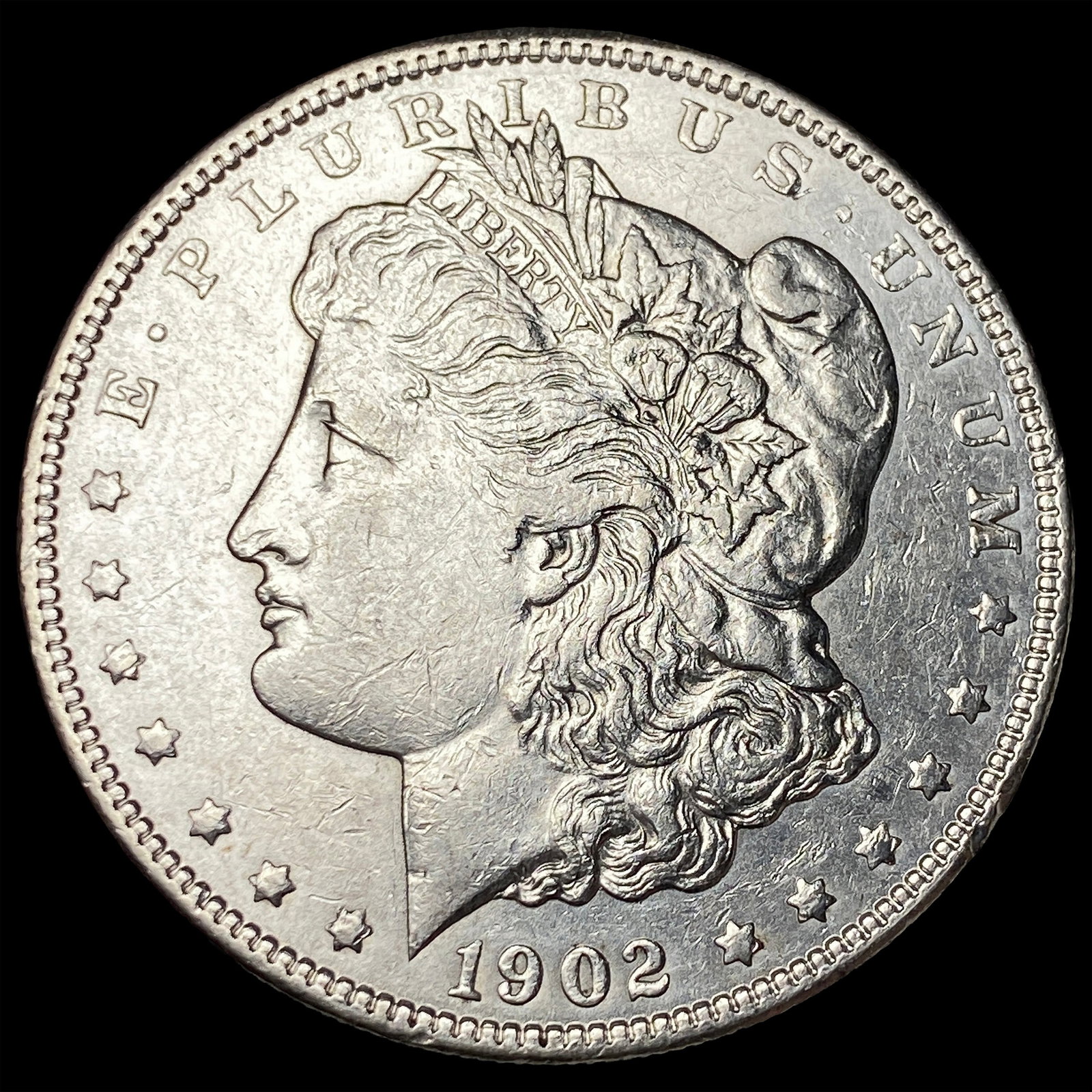 1902 Morgan Silver Dollar CLOSELY UNCIRCULATED: 1902 Morgan Silver Dollar CLOSELY UNCIRCULATED