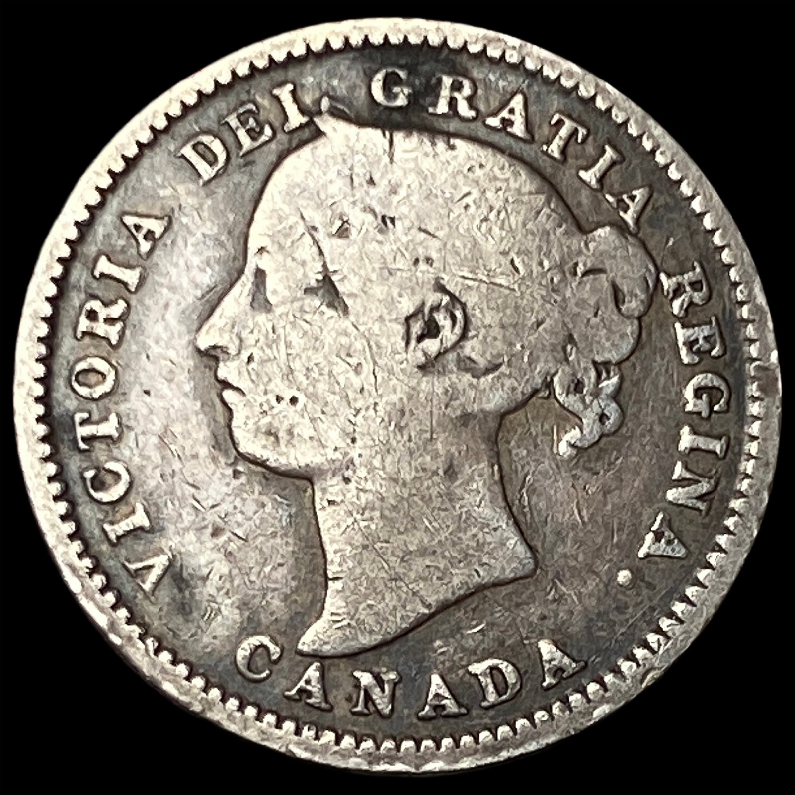 1896 Canada Silver 10 Cents (1 of 2)