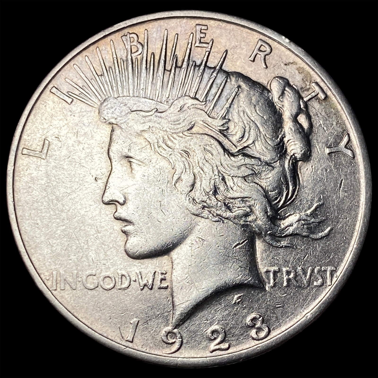 1923 Silver Peace Dollar NEARLY UNCIRCULATED: 1923 Silver Peace Dollar NEARLY UNCIRCULATED