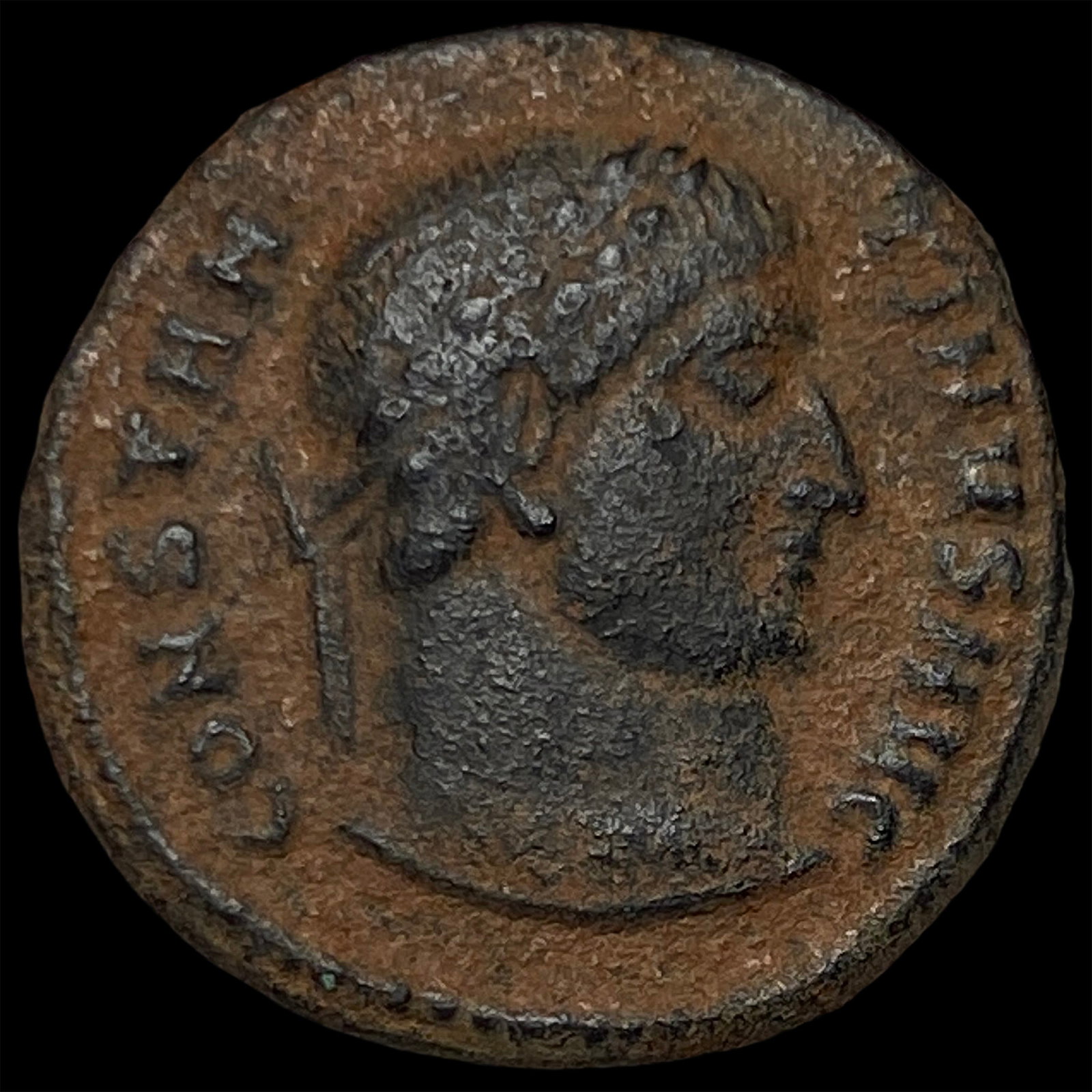 Constantine I 307-337 AD Bronze Follis: Constantine I 307-337 AD Bronze Follis