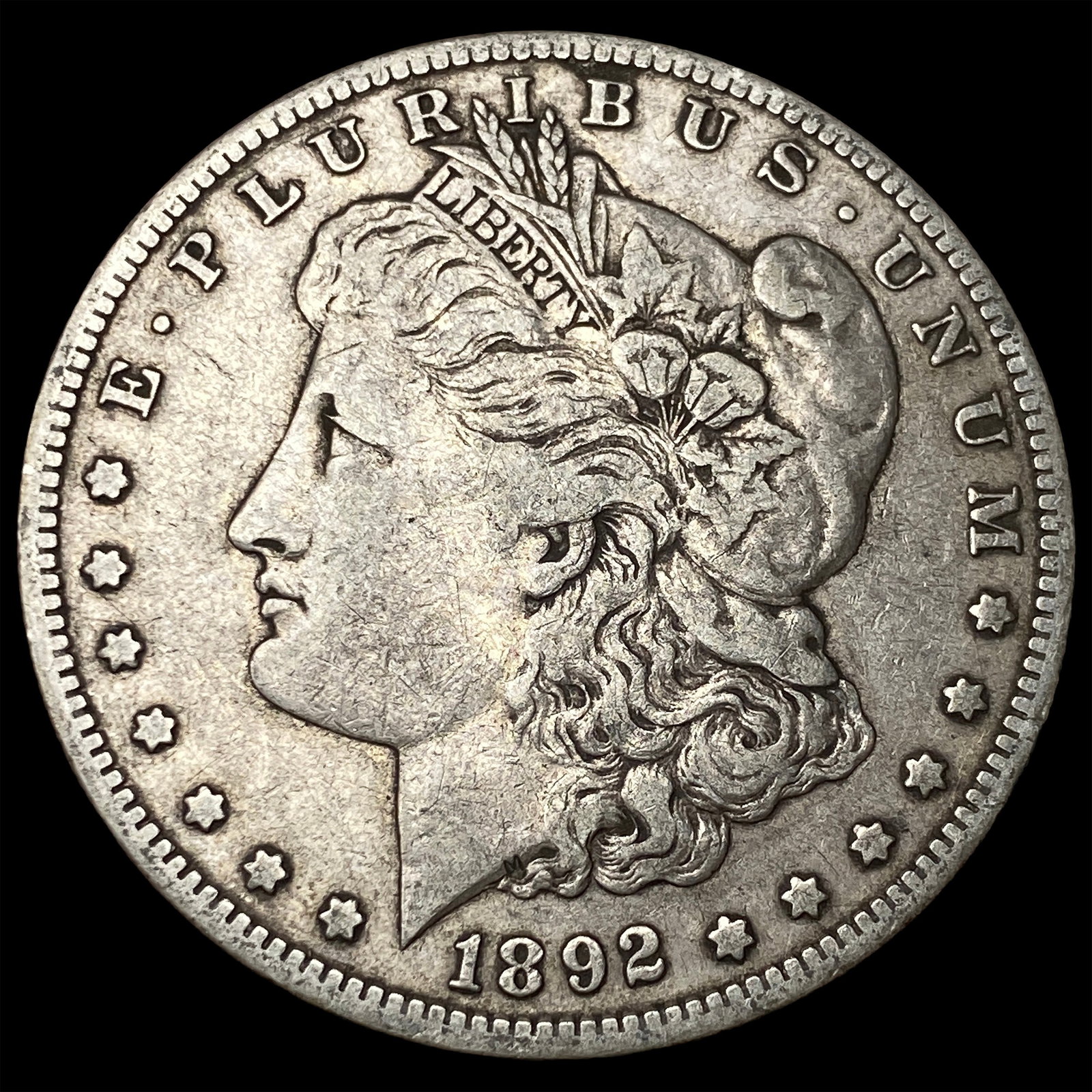 1892-S Morgan Silver Dollar LIGHTLY CIRCULATED: 1892-S Morgan Silver Dollar LIGHTLY CIRCULATED