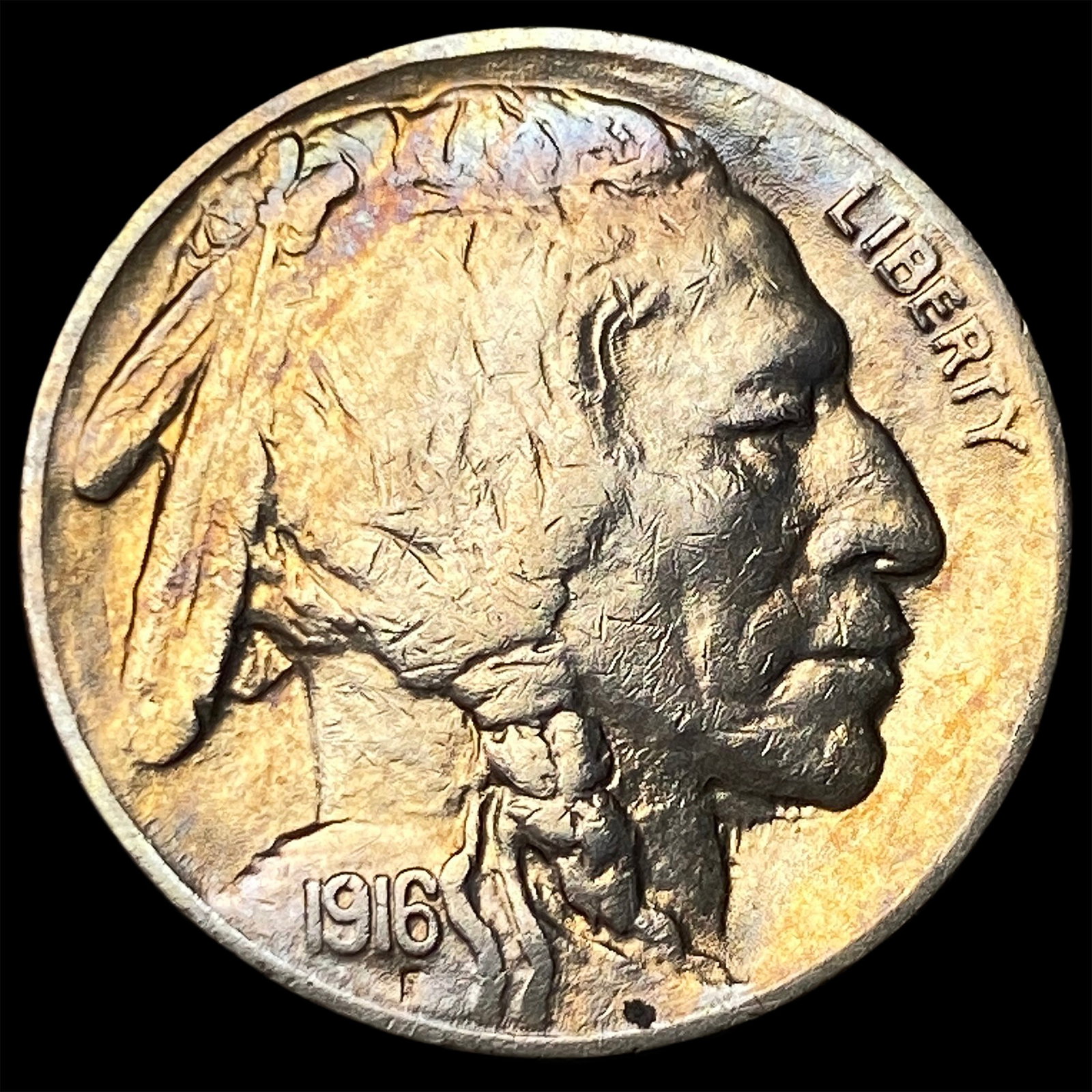 1916-S Buffalo Nickel CLOSELY UNCIRCULATED: 1916-S Buffalo Nickel CLOSELY UNCIRCULATED