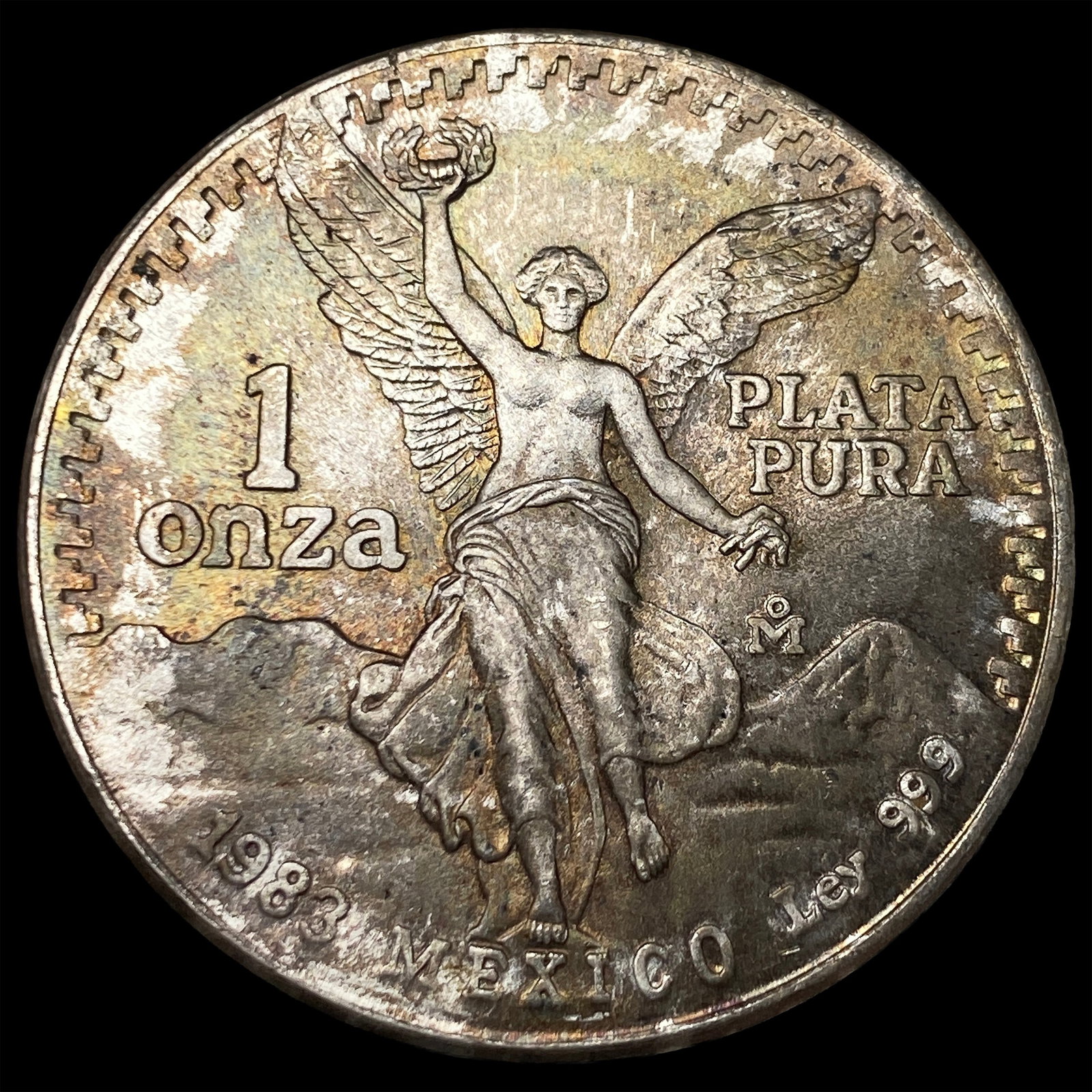 1983 Mexico Silver 1 Onza Libertad SUPERB GEM BU: 1983 Mexico Silver 1 Onza Libertad SUPERB GEM BU