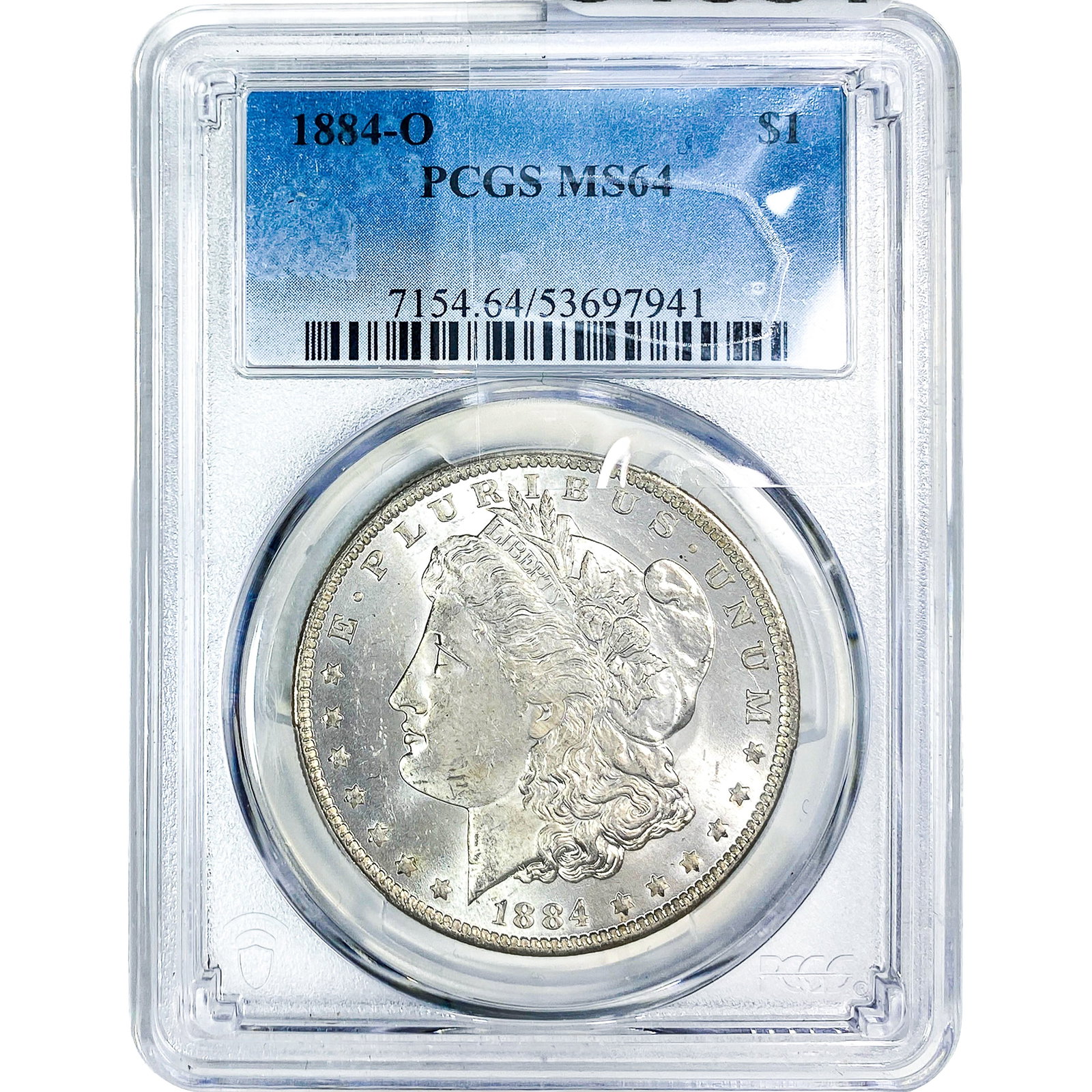 1884-O Morgan Silver Dollar PCGS MS64: 1884-O Morgan Silver Dollar PCGS MS64