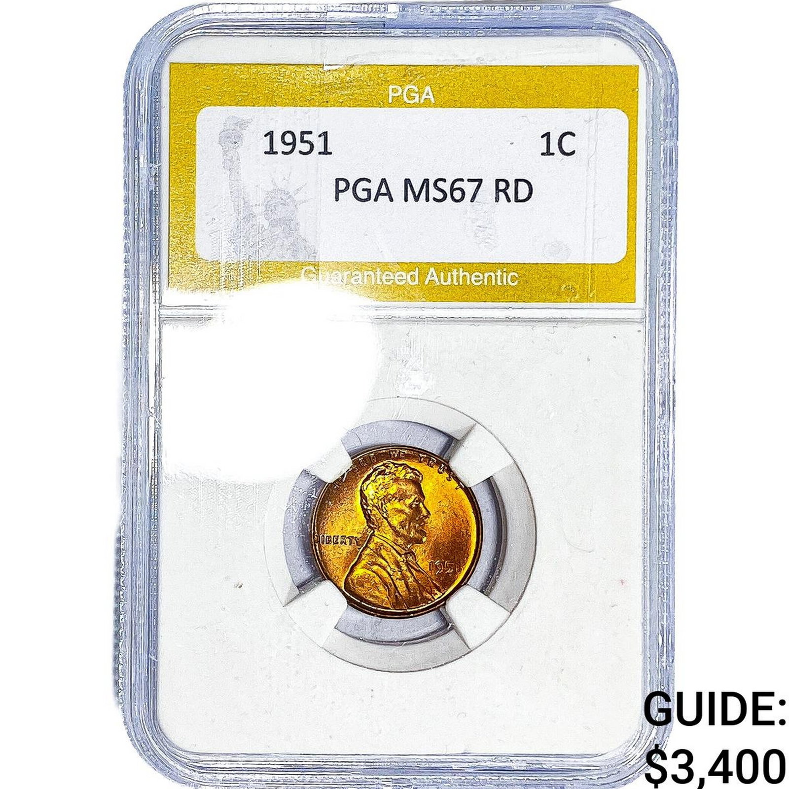 1951 Wheat Cent PGA MS67 RD (1 of 2)
