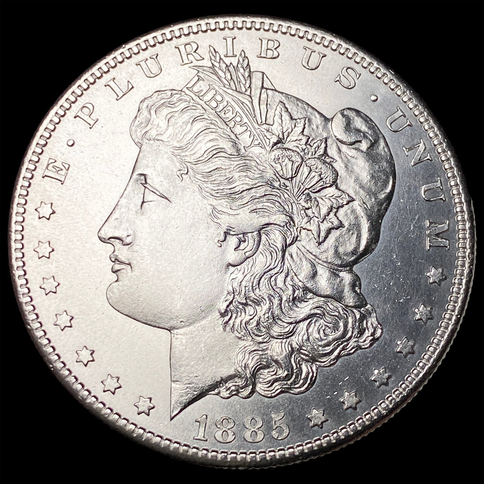 1885-S Silver Morgan Dollar UNCIRCULATED: 1885-S Silver Morgan Dollar UNCIRCULATED