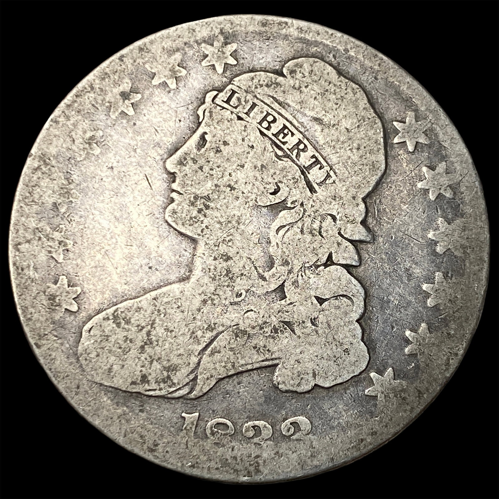 1809 Capped Bust Half Dollar NICELY CIRCULATED: 1809 Capped Bust Half Dollar NICELY CIRCULATED