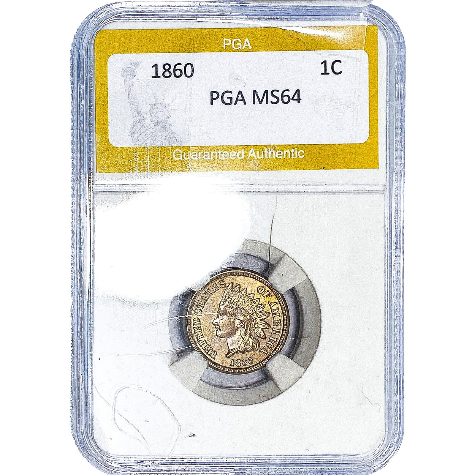 1860 Indian Head Cent PGA MS64: 1860 Indian Head Cent PGA MS64