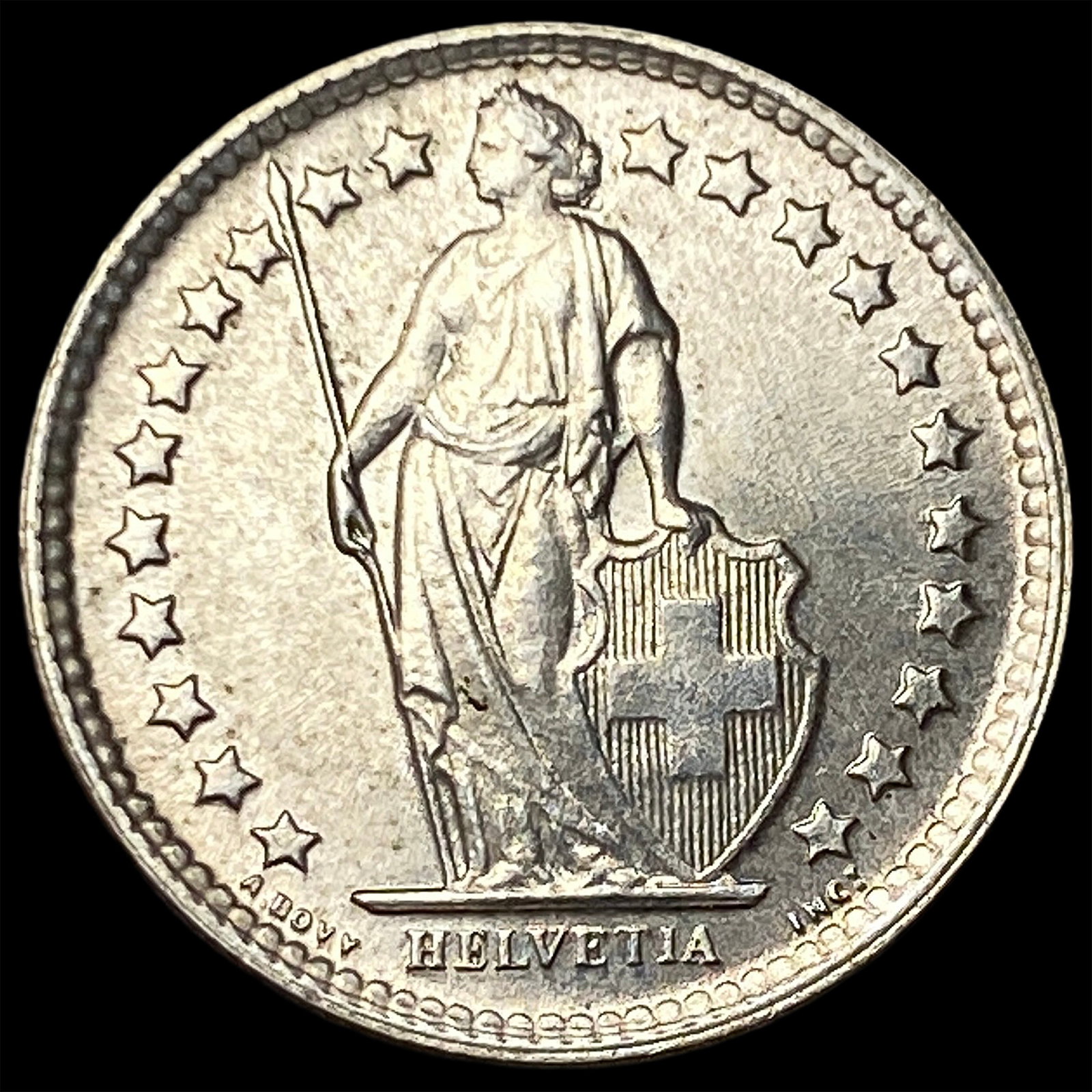 1959 Switzerland Silver 1/2 Franc (1 of 2)
