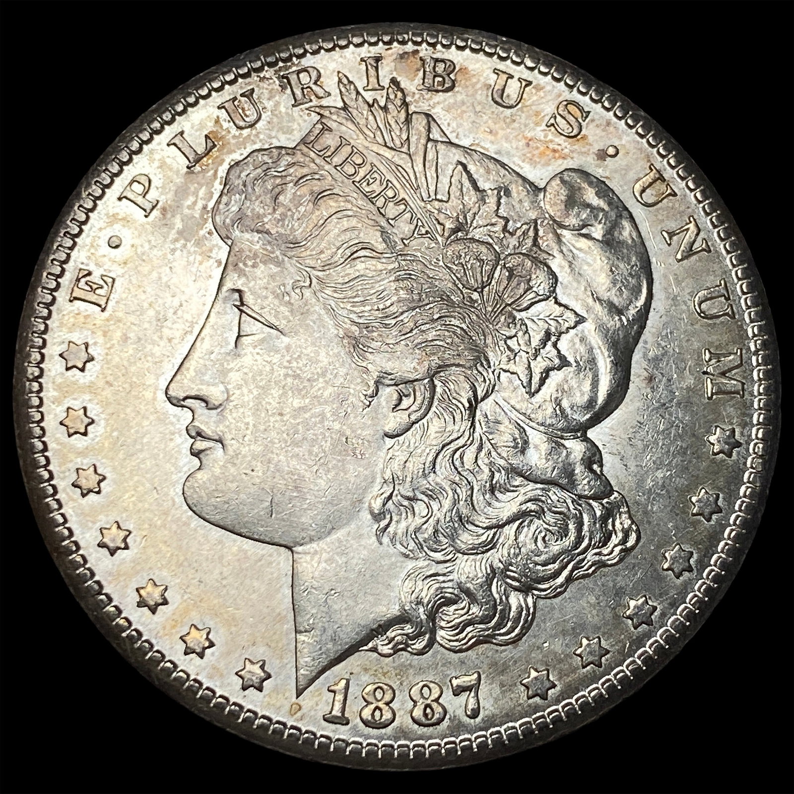 1887-S Silver Morgan Dollar HIGH GRADE: 1887-S Silver Morgan Dollar HIGH GRADE