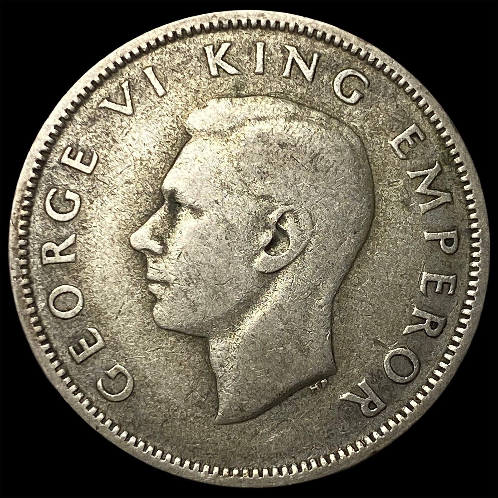 1937 New Zealand Silver 1 Florin KM 10.1: 1937 New Zealand Silver 1 Florin KM 10.1