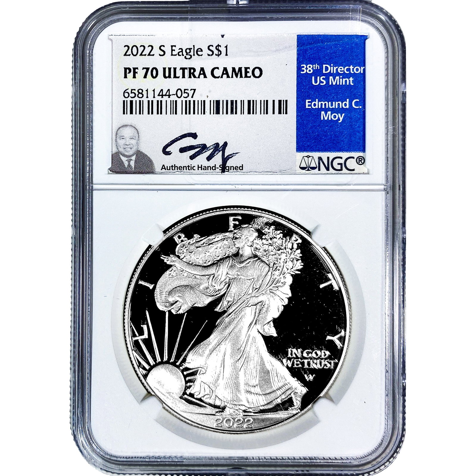 2022-S Silver Eagle NGC PF70 Ultra Cameo: 2022-S Silver Eagle NGC PF70 Ultra Cameo