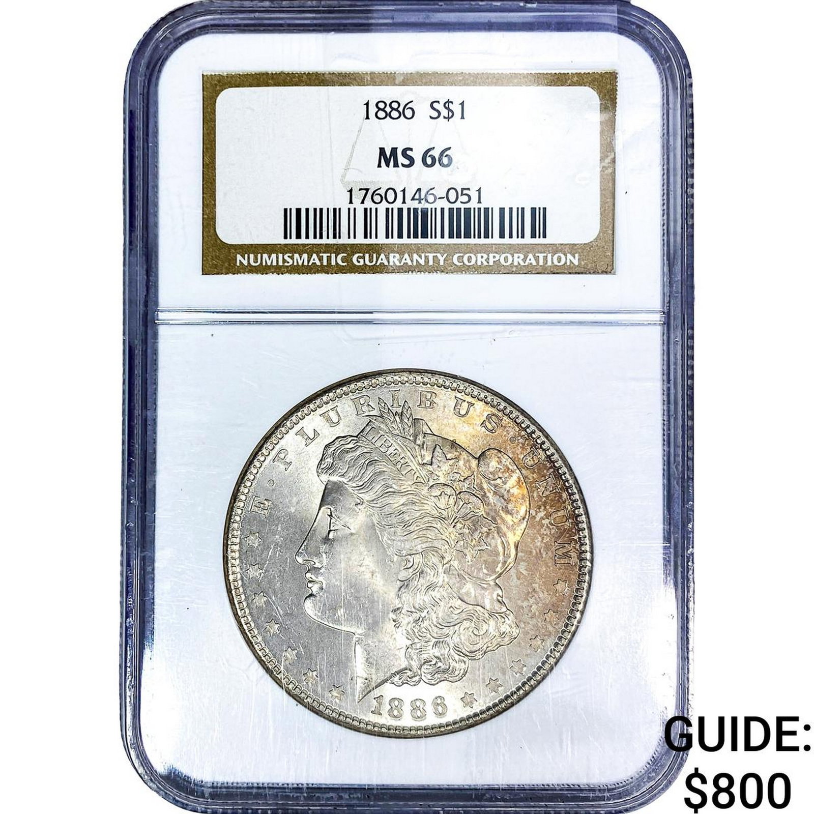 1886 Morgan Silver Dollar NGC MS66 (1 of 2)