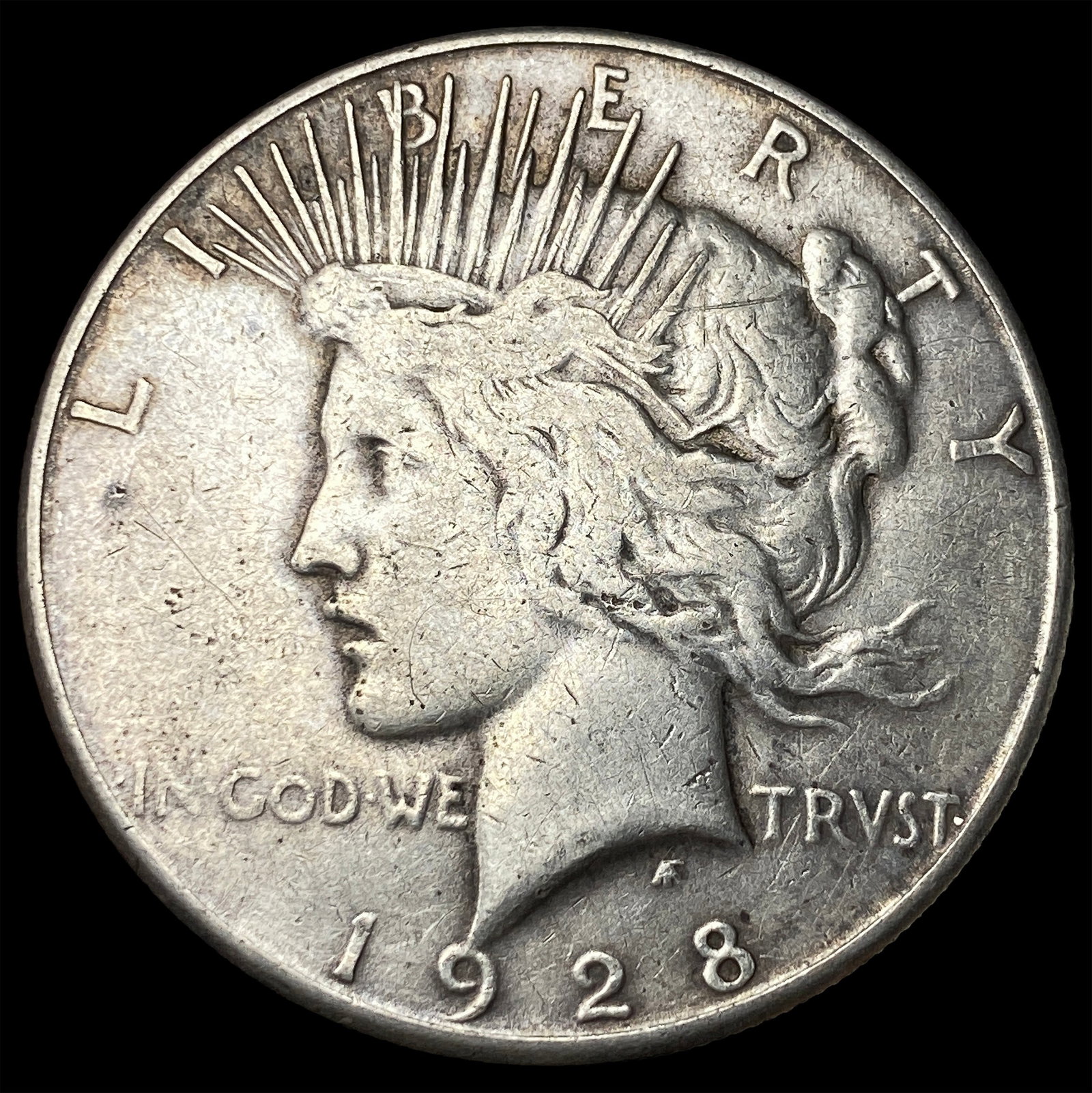 1928 Silver Peace Dollar LIGHTLY CIRCULATED: 1928 Silver Peace Dollar LIGHTLY CIRCULATED