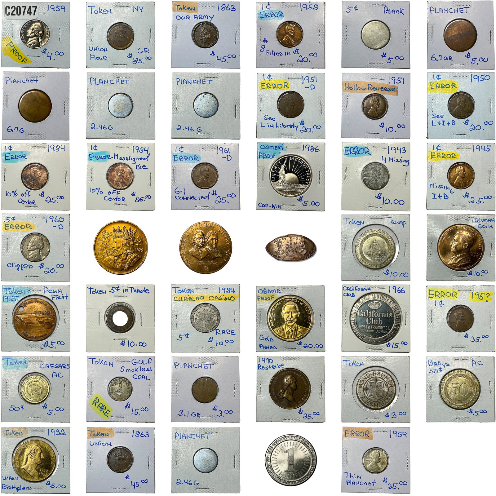 [41 Coins] Various Dates Mixed Coin Lot (1 of 2)