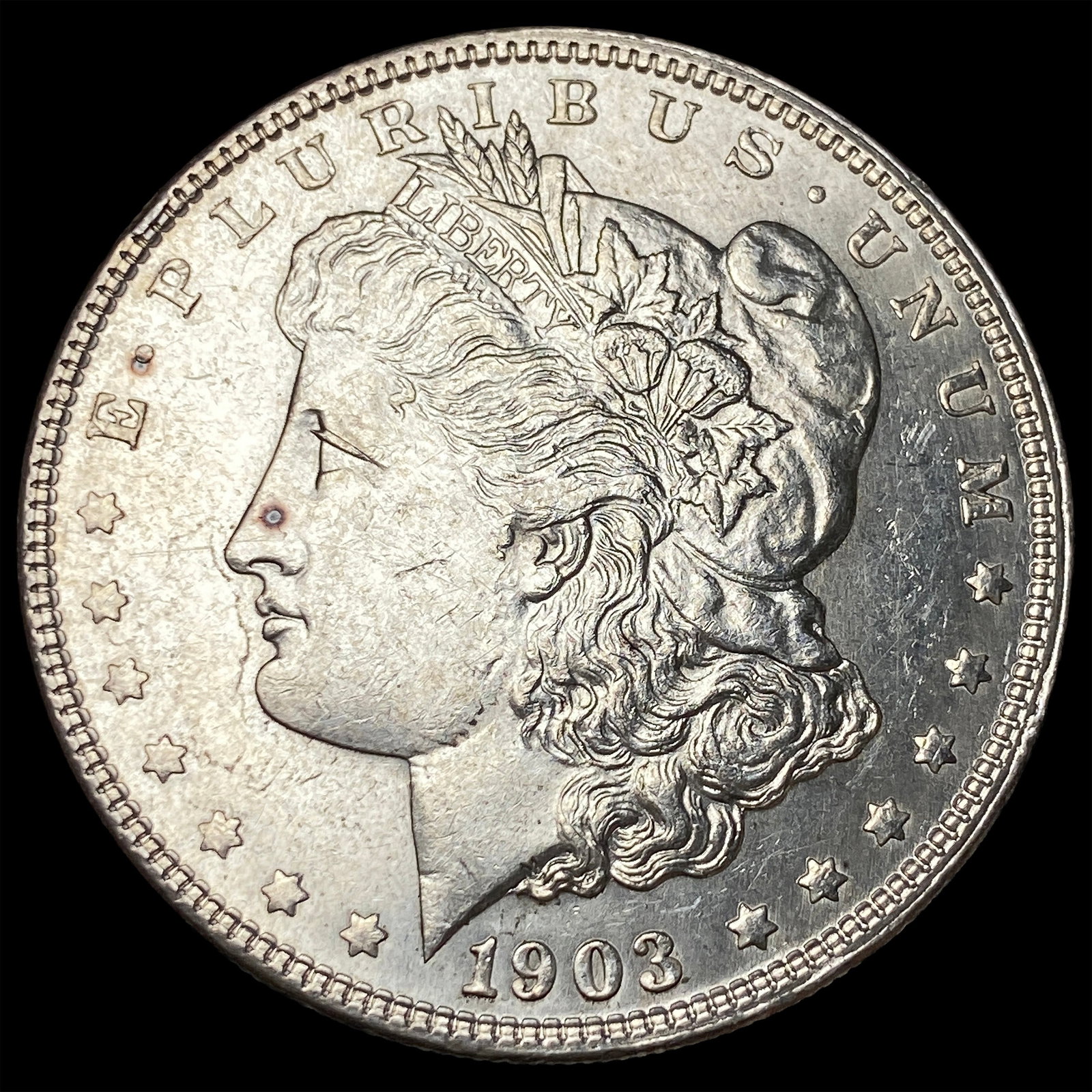1903-S Silver Morgan Dollar CHOICE AU: 1903-S Silver Morgan Dollar CHOICE AU