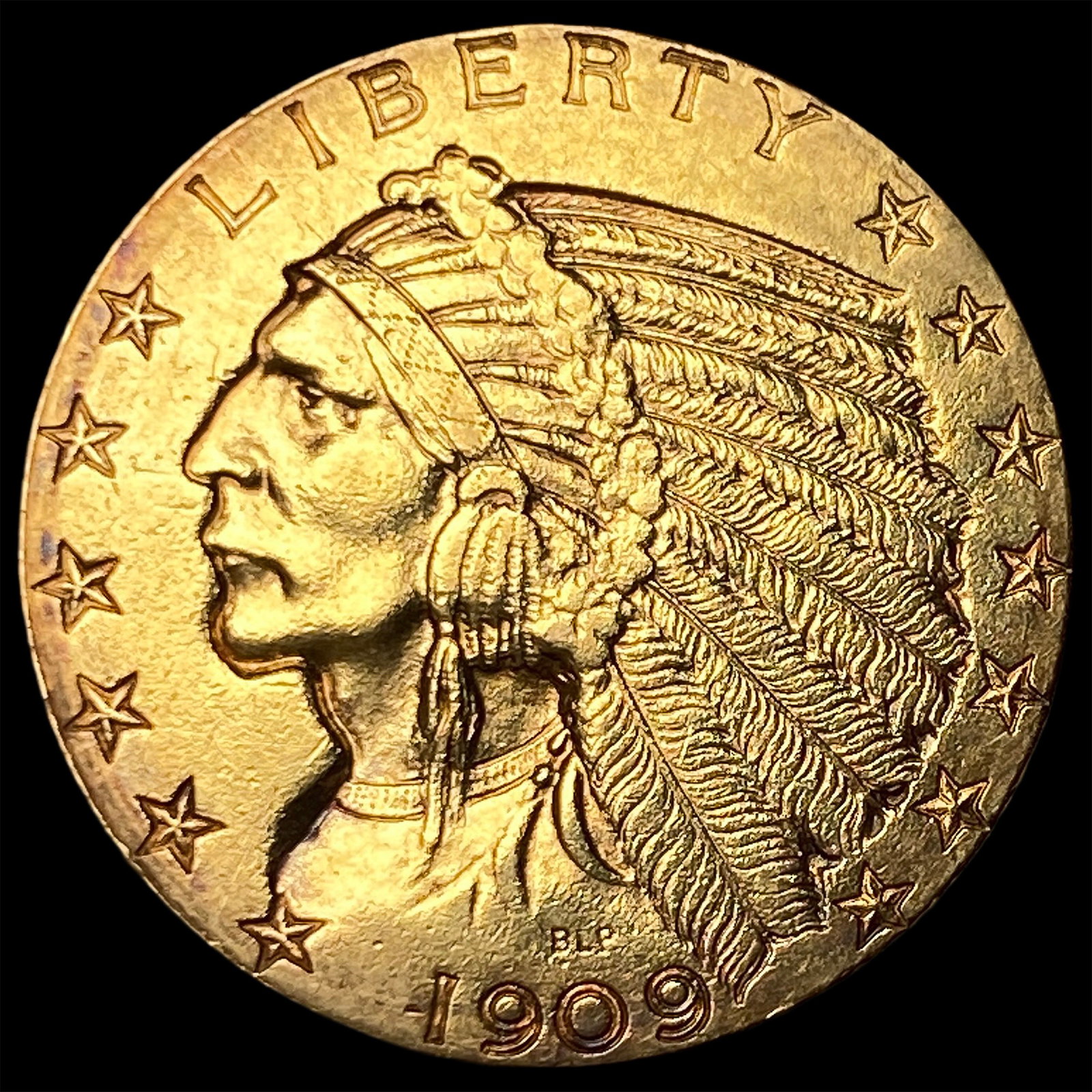 1909-D Gold $5 Half Eagle UNCIRCULATED: 1909-D Gold $5 Half Eagle UNCIRCULATED