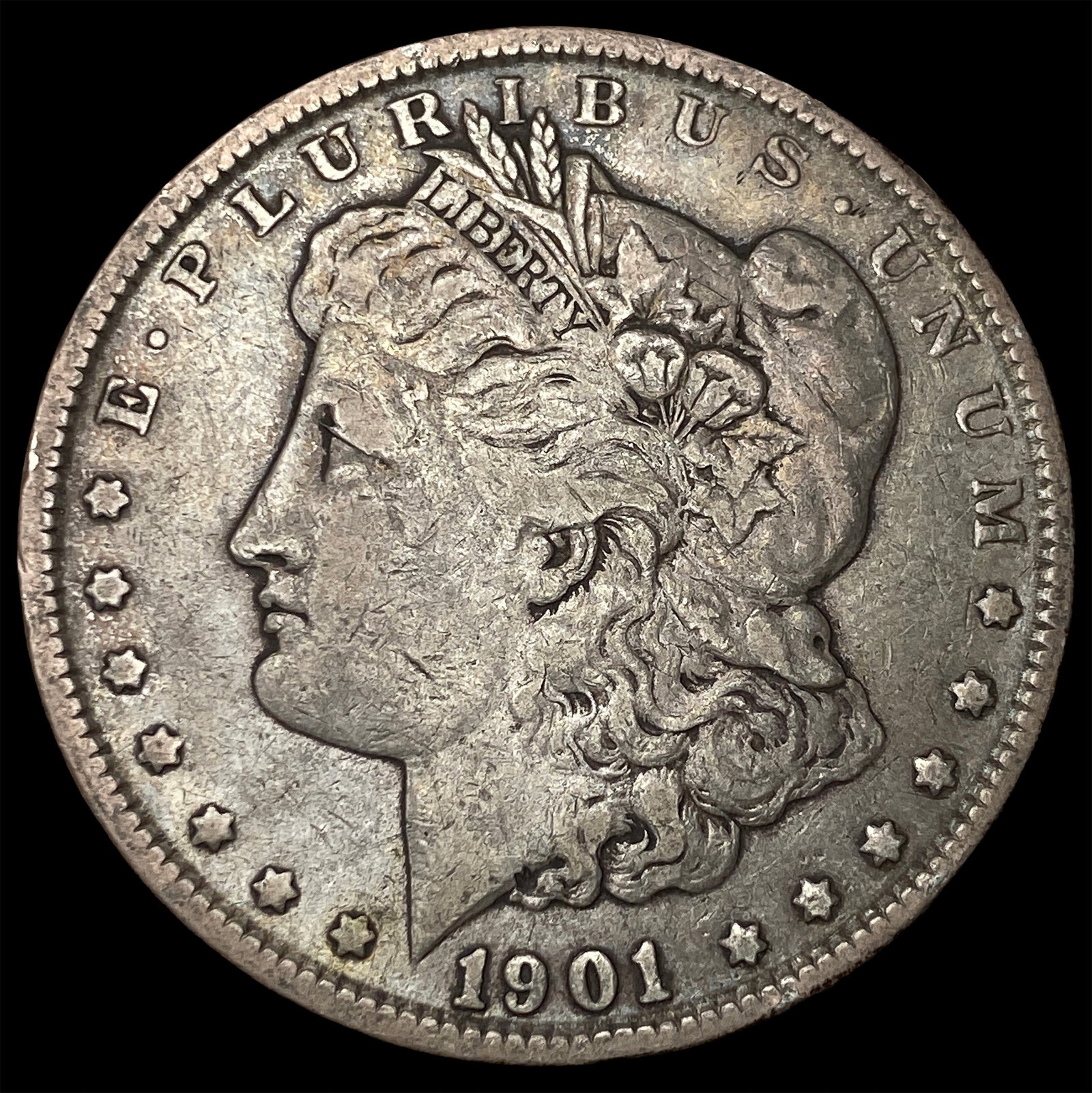 1901 Morgan Silver Dollar NEARLY UNCIRCULATED: 1901 Morgan Silver Dollar NEARLY UNCIRCULATED