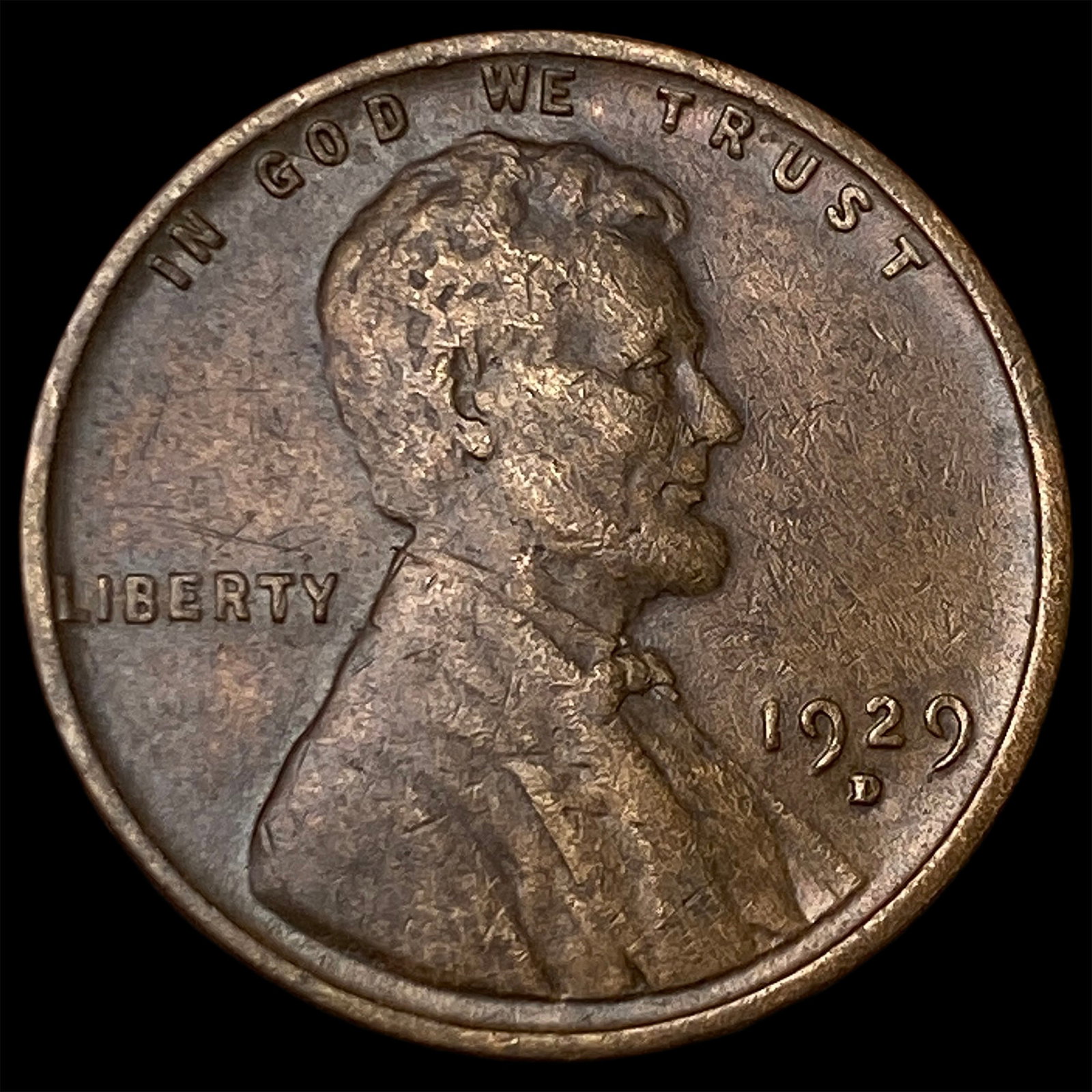 1929-D Lincoln Wheat Cent NEARLY UNCIRCULATED: 1929-D Lincoln Wheat Cent NEARLY UNCIRCULATED