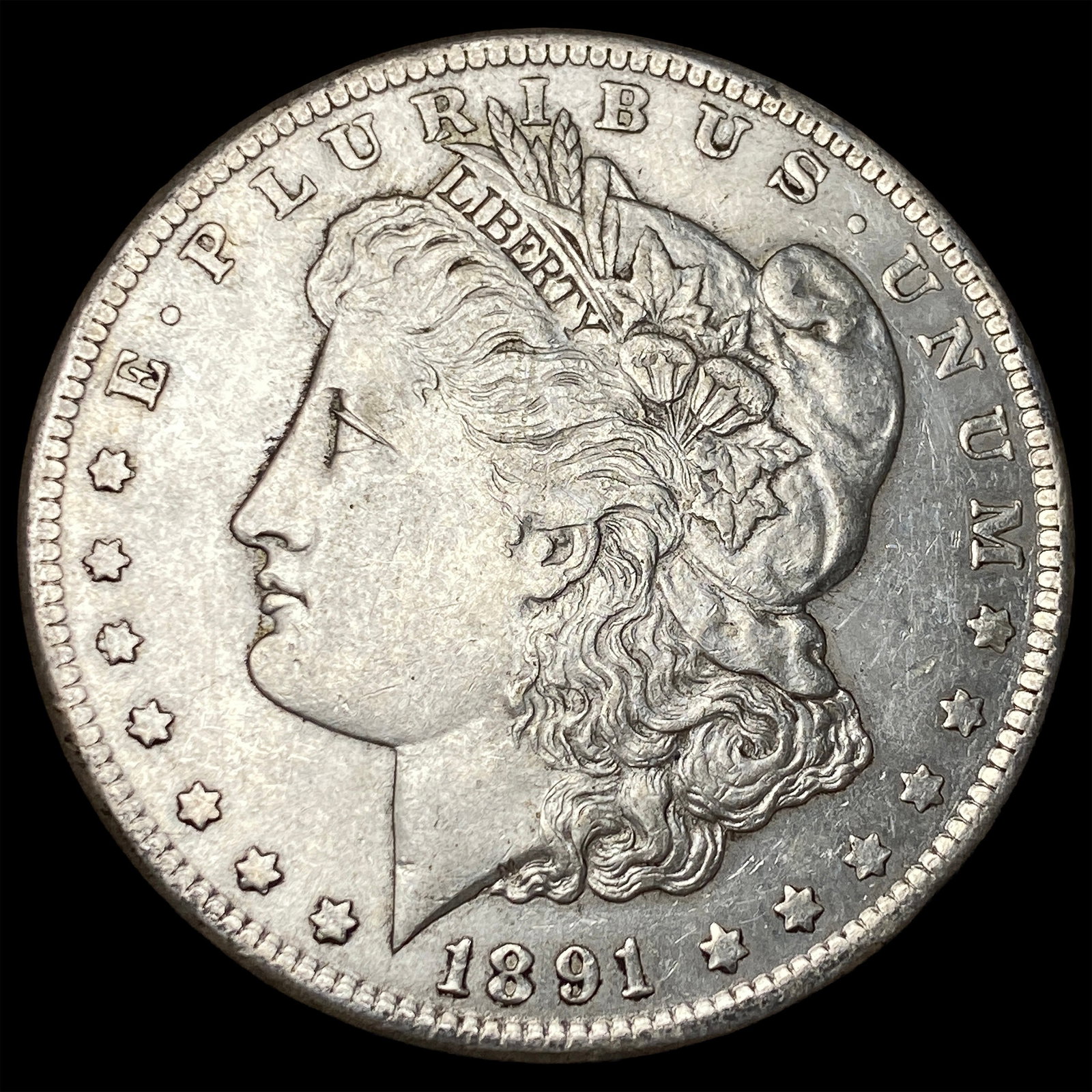 1891 Silver Morgan Dollar UNCIRCULATED: 1891 Silver Morgan Dollar UNCIRCULATED