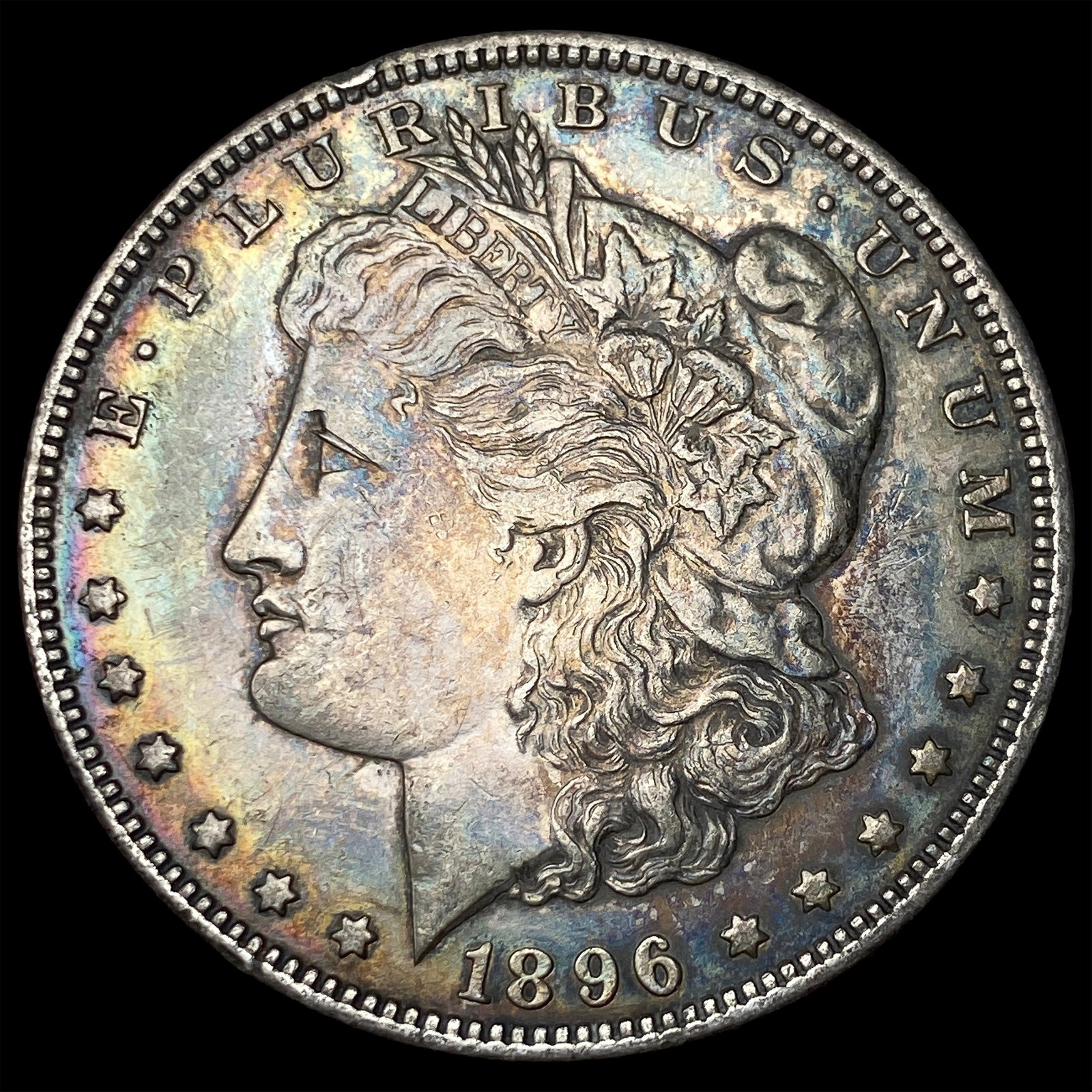 1896-O Silver Morgan Dollar NEARLY UNCIRCULATED: 1896-O Silver Morgan Dollar NEARLY UNCIRCULATED