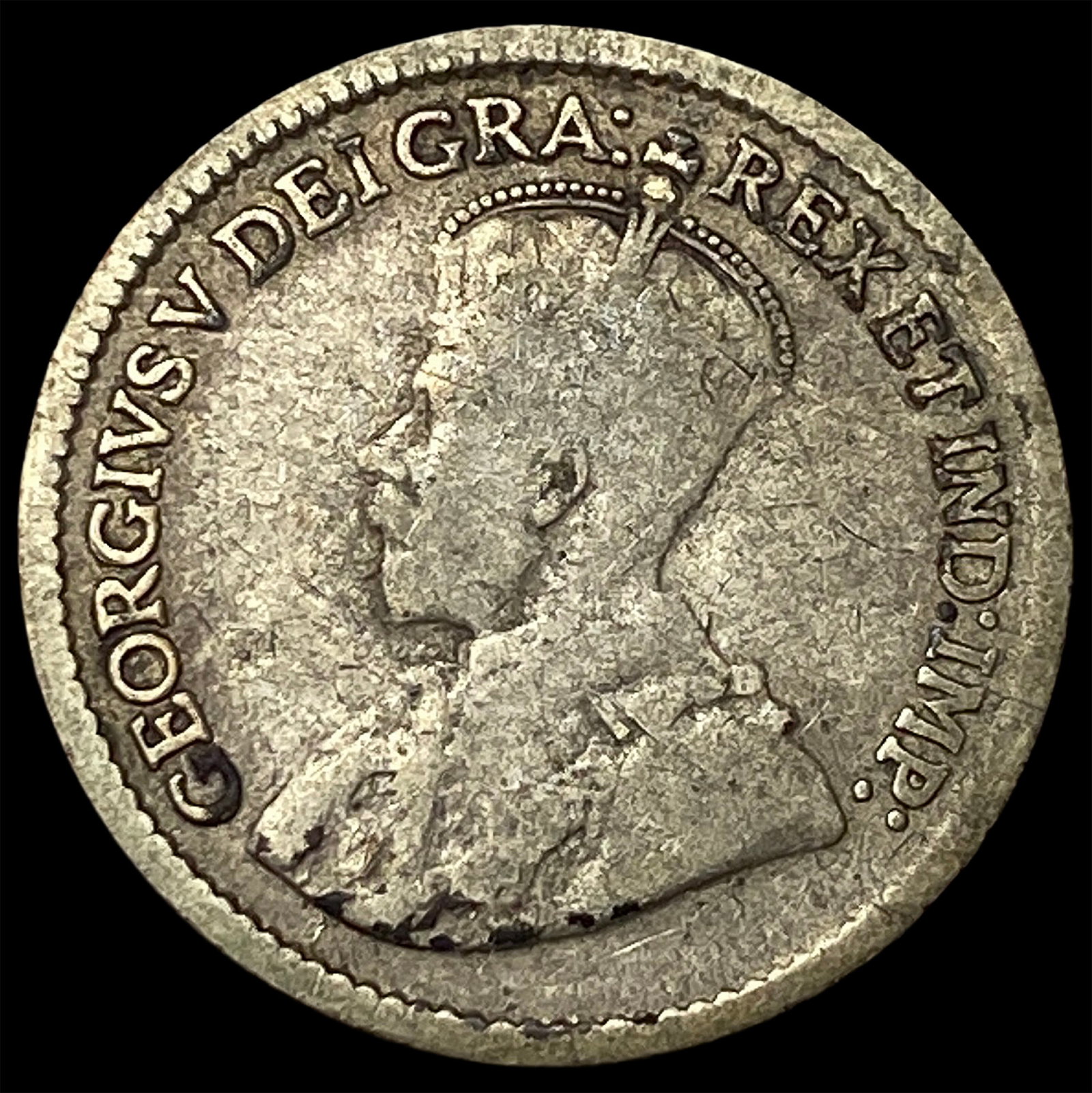1920 Canada Silver 5 Cents: 1920 Canada Silver 5 Cents