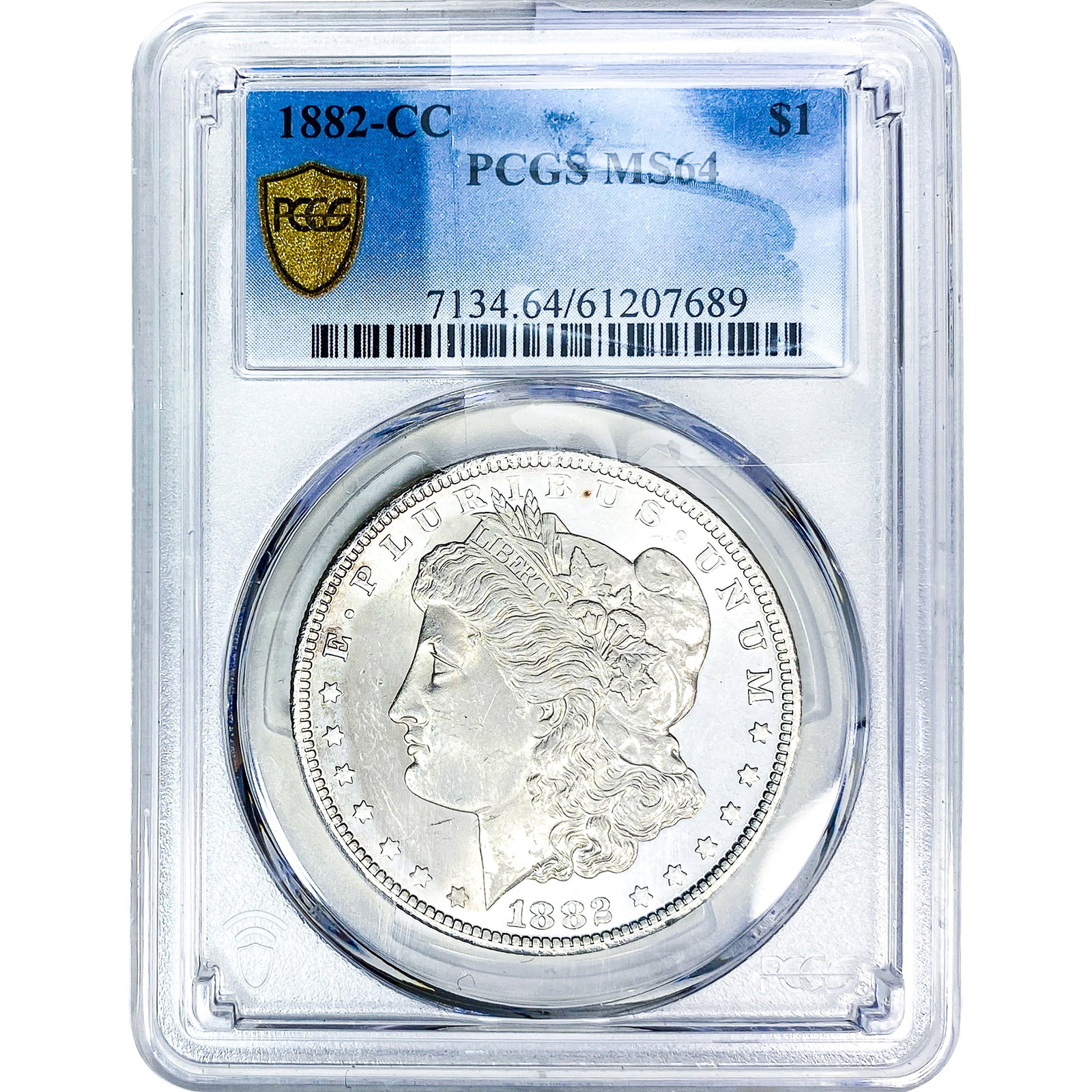 1882-CC Morgan Silver Dollar PCGS MS64 (1 of 2)