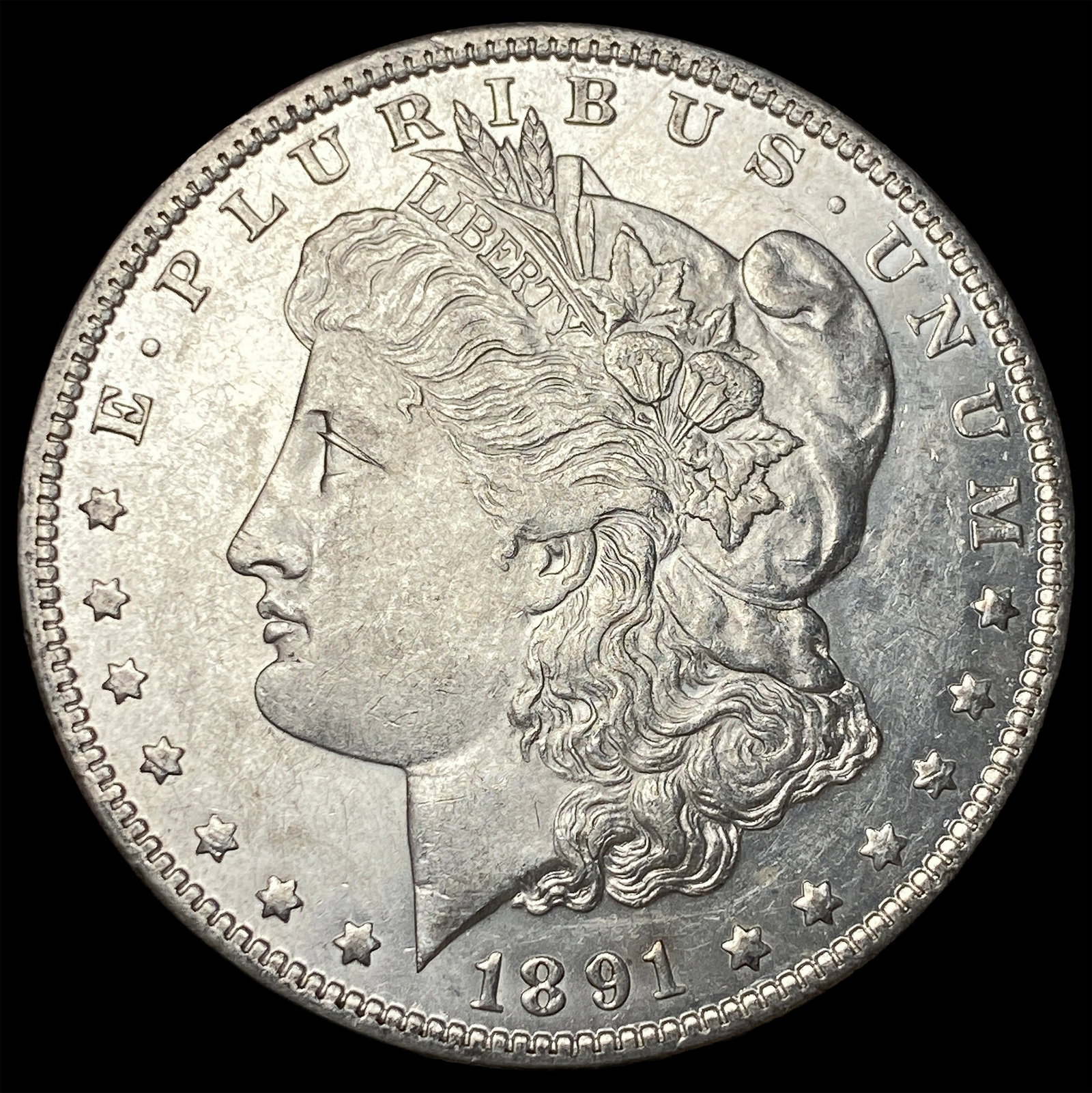 1891-CC Silver Morgan Dollar HIGH GRADE (1 of 2)