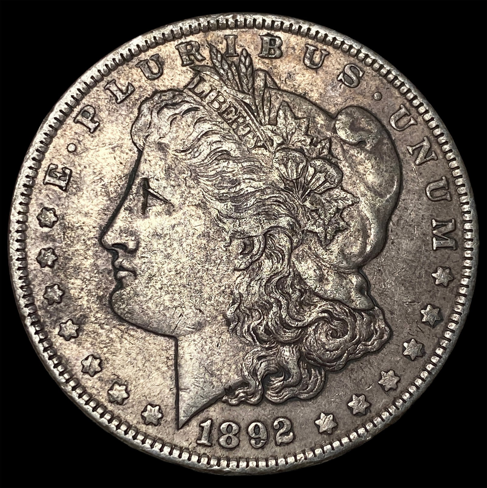 1892-S Silver Morgan Dollar HIGH GRADE: 1892-S Silver Morgan Dollar HIGH GRADE