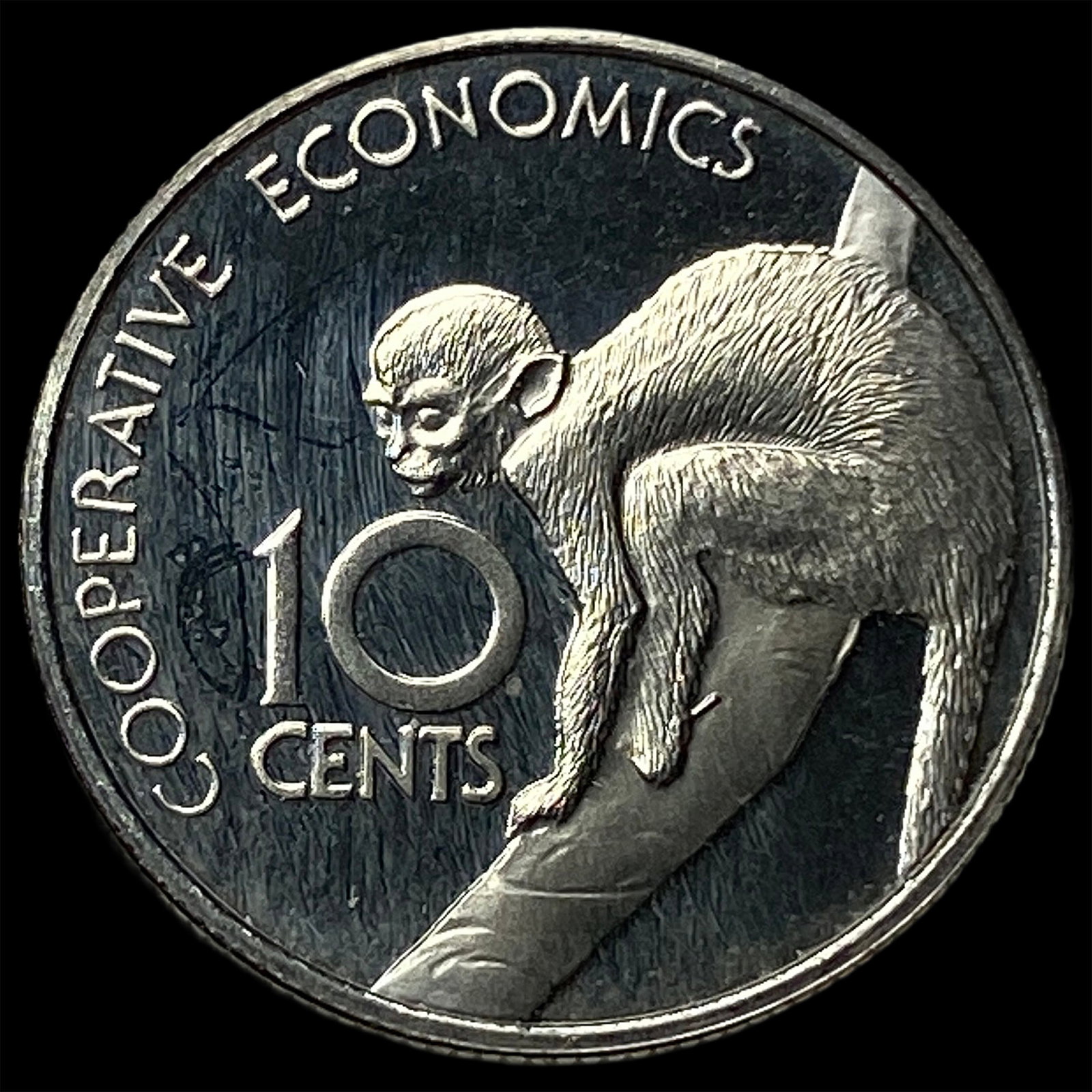 1980 Guyana Copper Nickel 10 Cents (1 of 2)