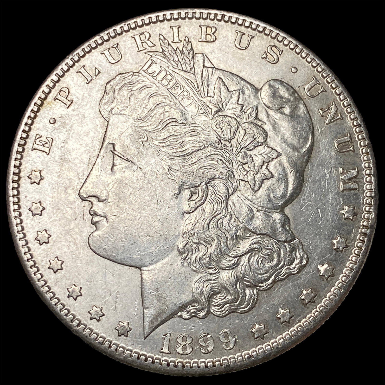 1899-S Silver Morgan Dollar CLOSELY UNCIRCULATED: 1899-S Silver Morgan Dollar CLOSELY UNCIRCULATED