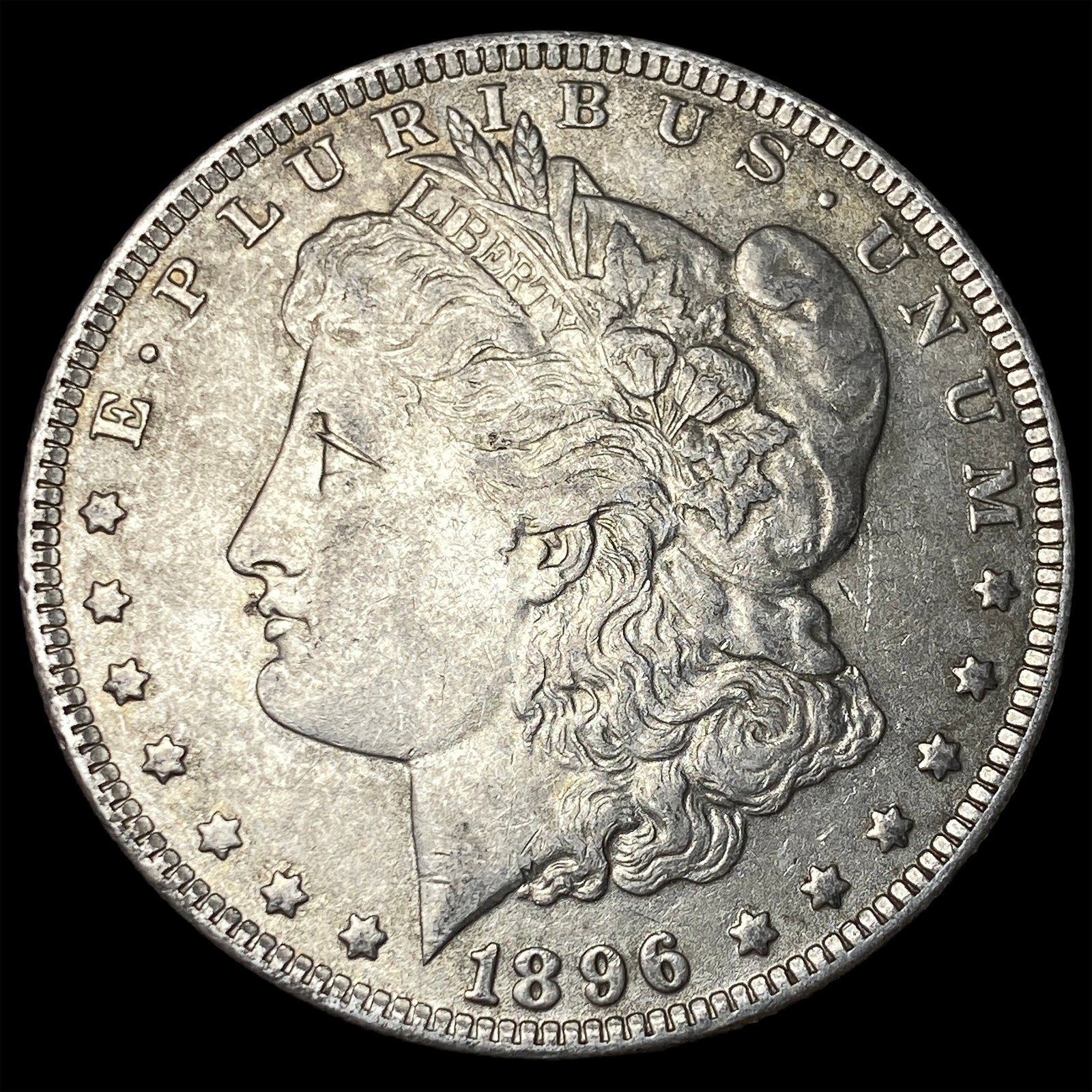 1896-O Silver Morgan Dollar NEARLY UNCIRCULATED: 1896-O Silver Morgan Dollar NEARLY UNCIRCULATED