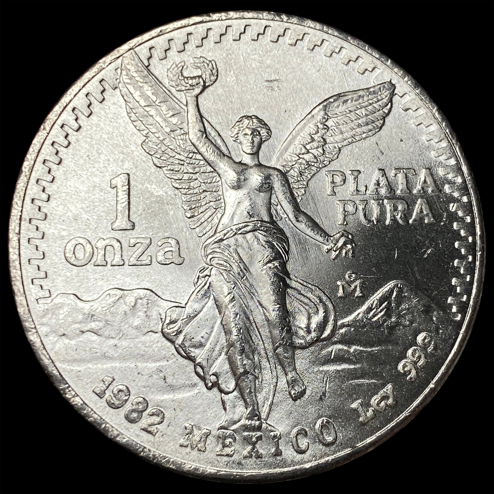 1982 Mexico Silver 1 Onza Libertad SUPERB GEM BU (1 of 2)