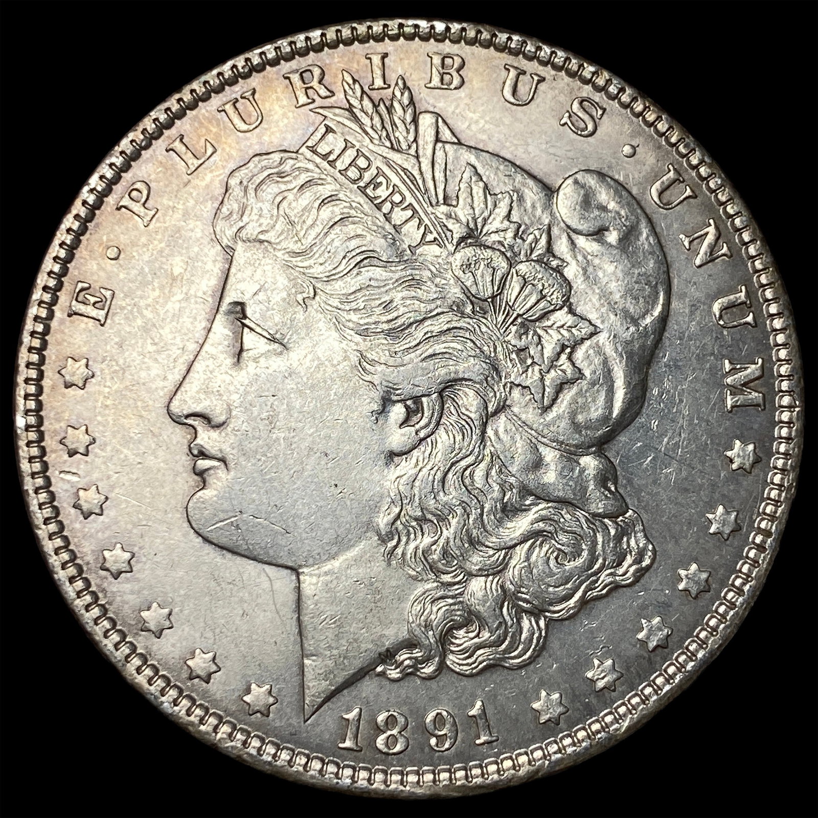 1891 Morgan Silver Dollar UNCIRCULATED: 1891 Morgan Silver Dollar UNCIRCULATED