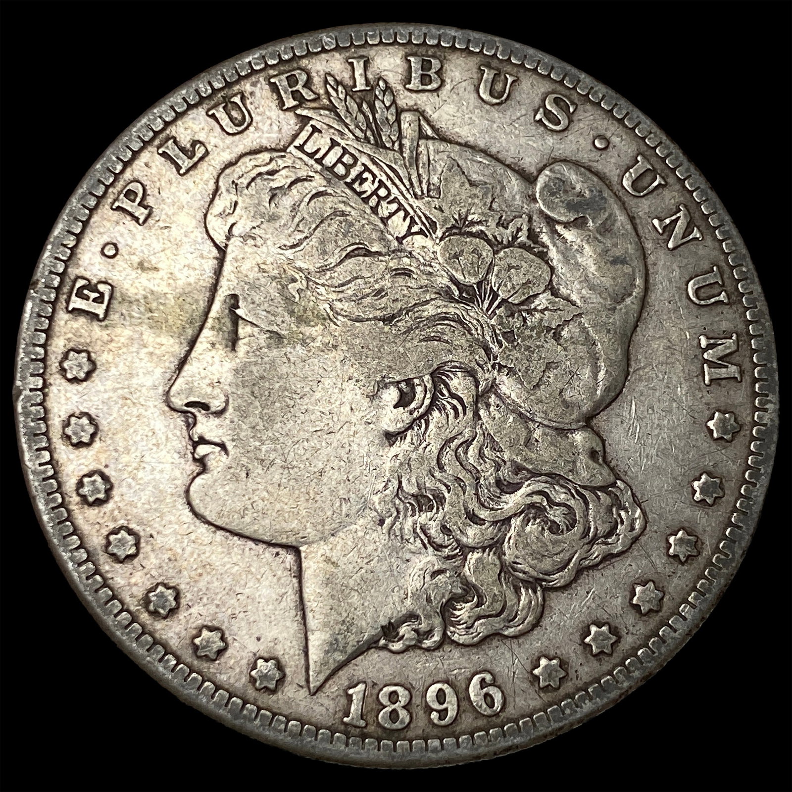 1896-S Silver Morgan Dollar LIGHTLY CIRCULATED: 1896-S Silver Morgan Dollar LIGHTLY CIRCULATED