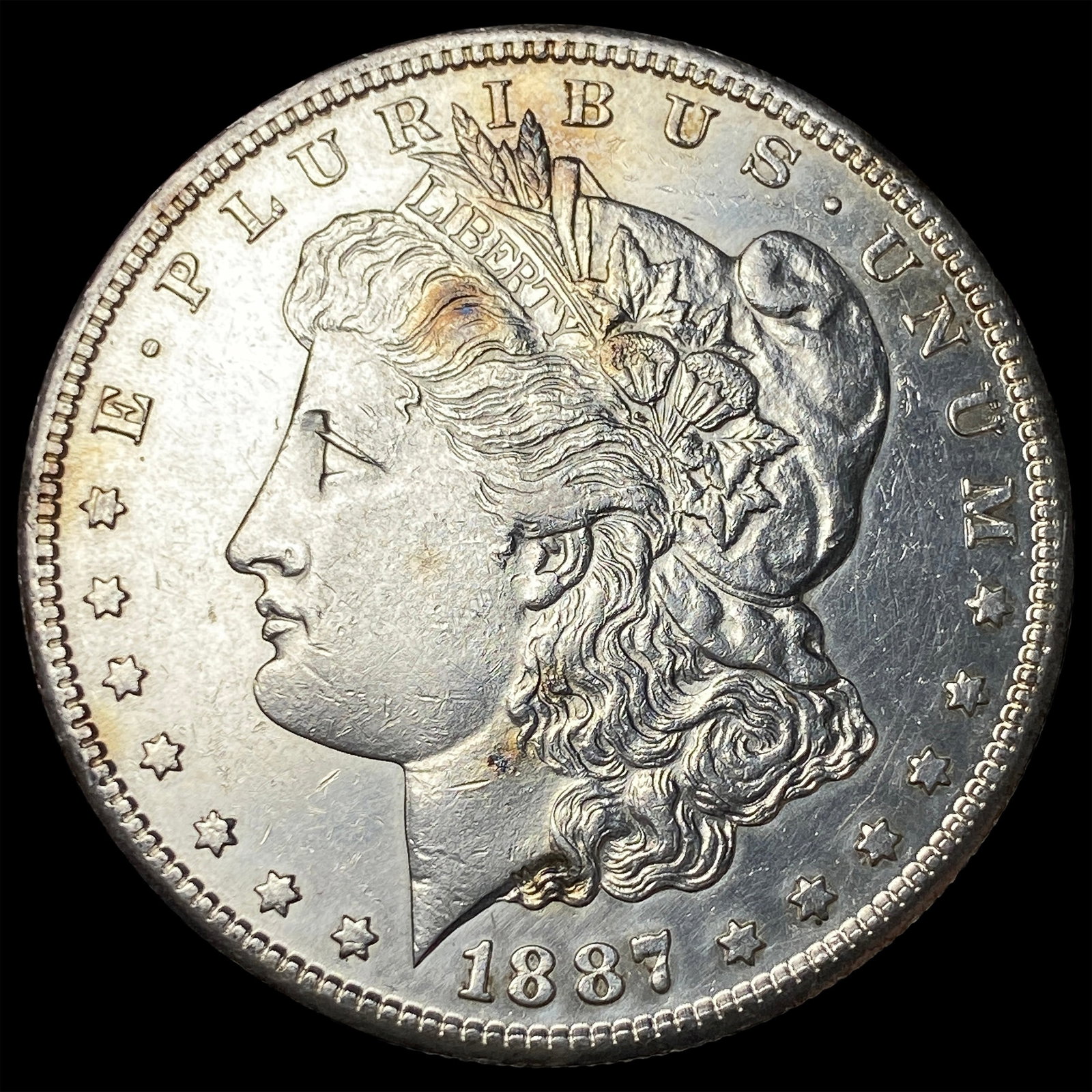 1887 Morgan Silver Dollar CLOSELY UNCIRCULATED: 1887 Morgan Silver Dollar CLOSELY UNCIRCULATED