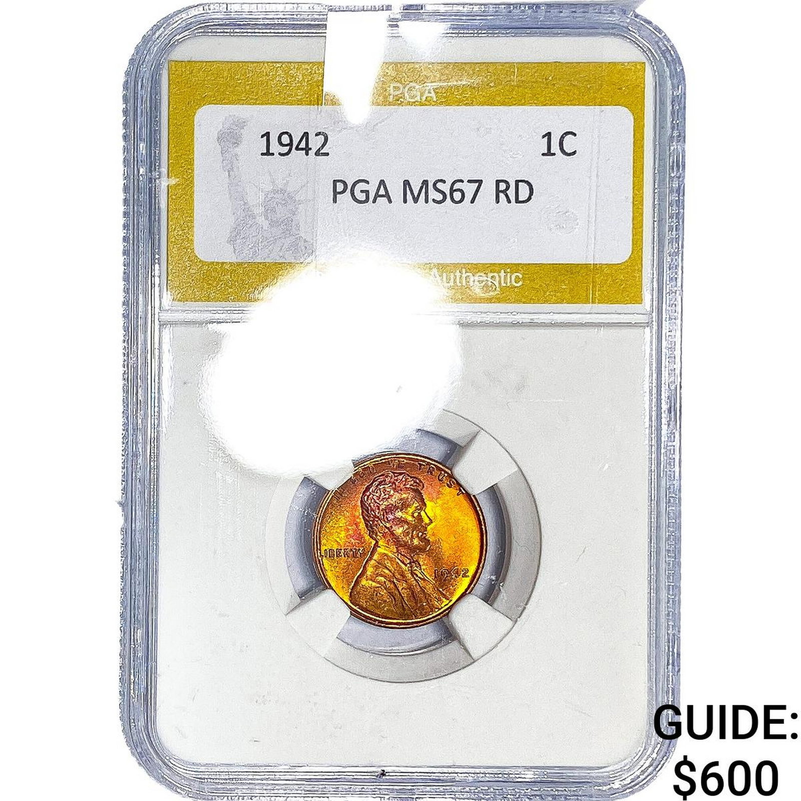 1942 Wheat Cent PGA MS67 RD (1 of 2)