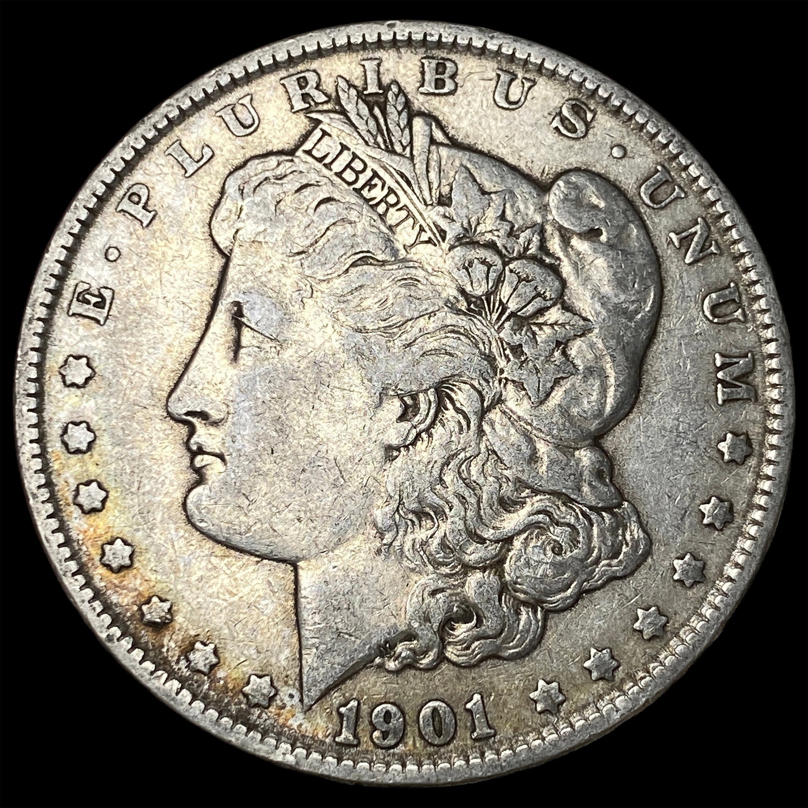 1901 Morgan Silver Dollar NEARLY UNCIRCULATED: 1901 Morgan Silver Dollar NEARLY UNCIRCULATED