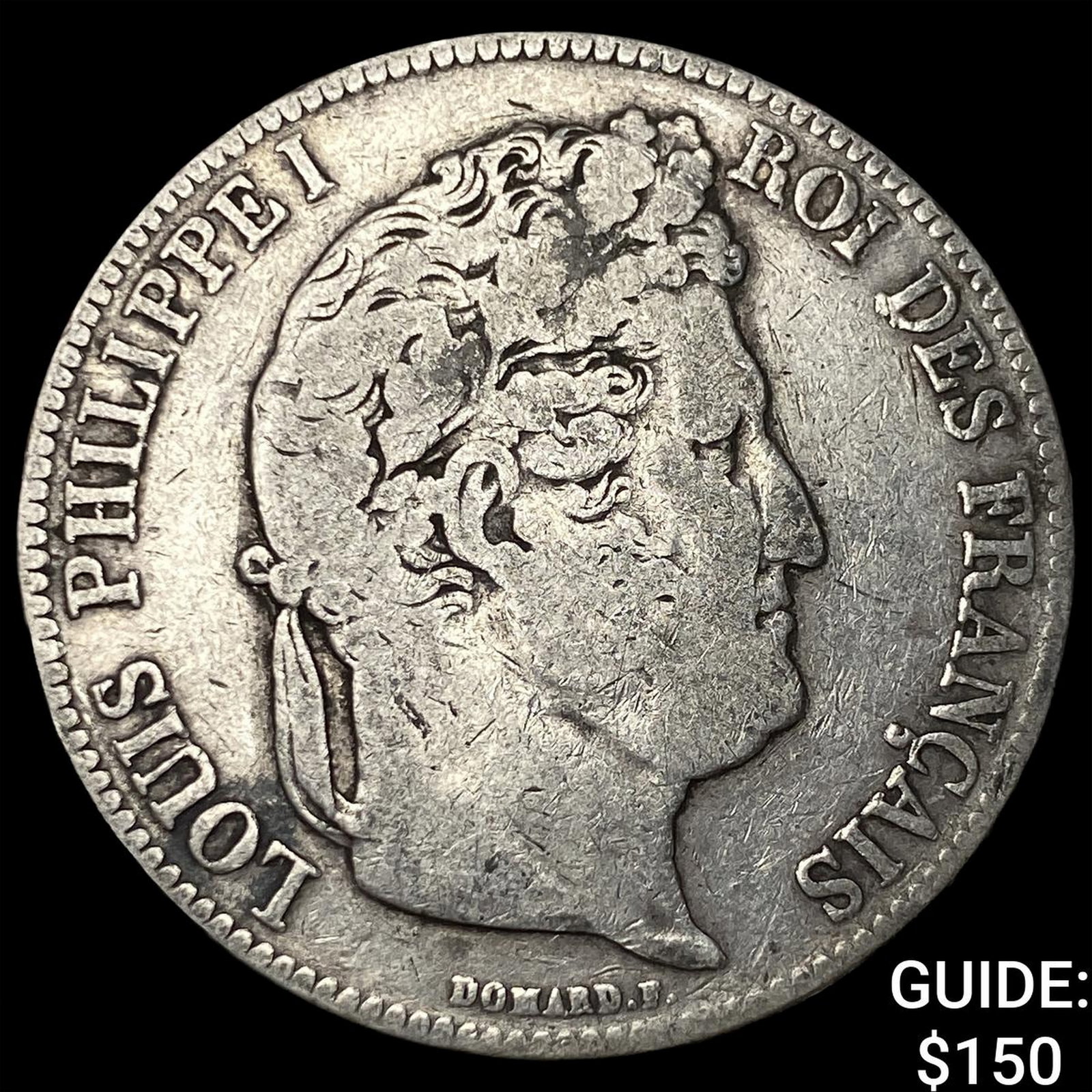 1840 France Silver 5 Francs (1 of 2)