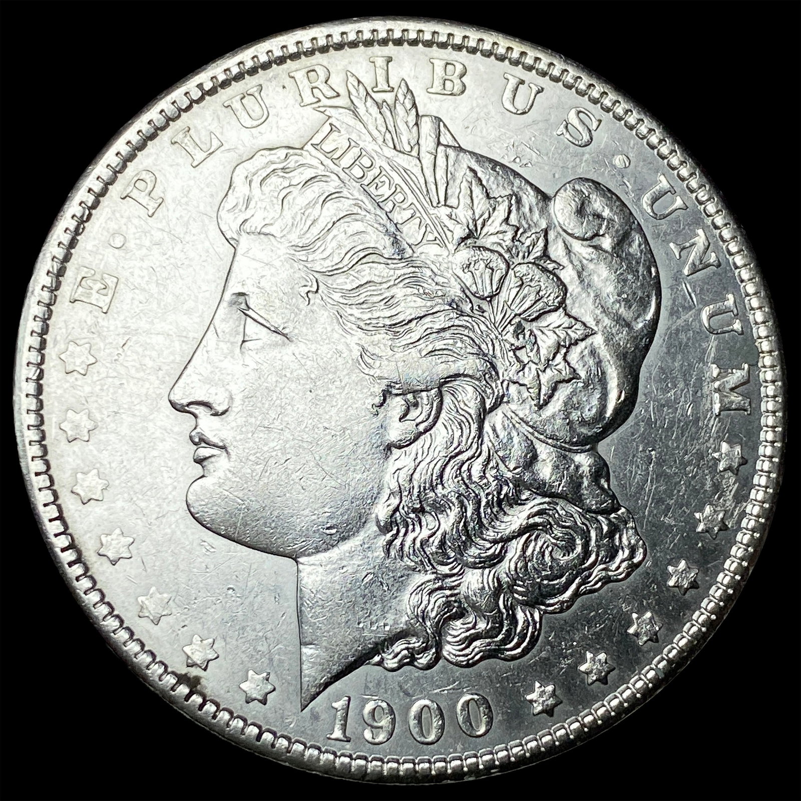1900 Morgan Silver Dollar CLOSELY UNCIRCULATED: 1900 Morgan Silver Dollar CLOSELY UNCIRCULATED