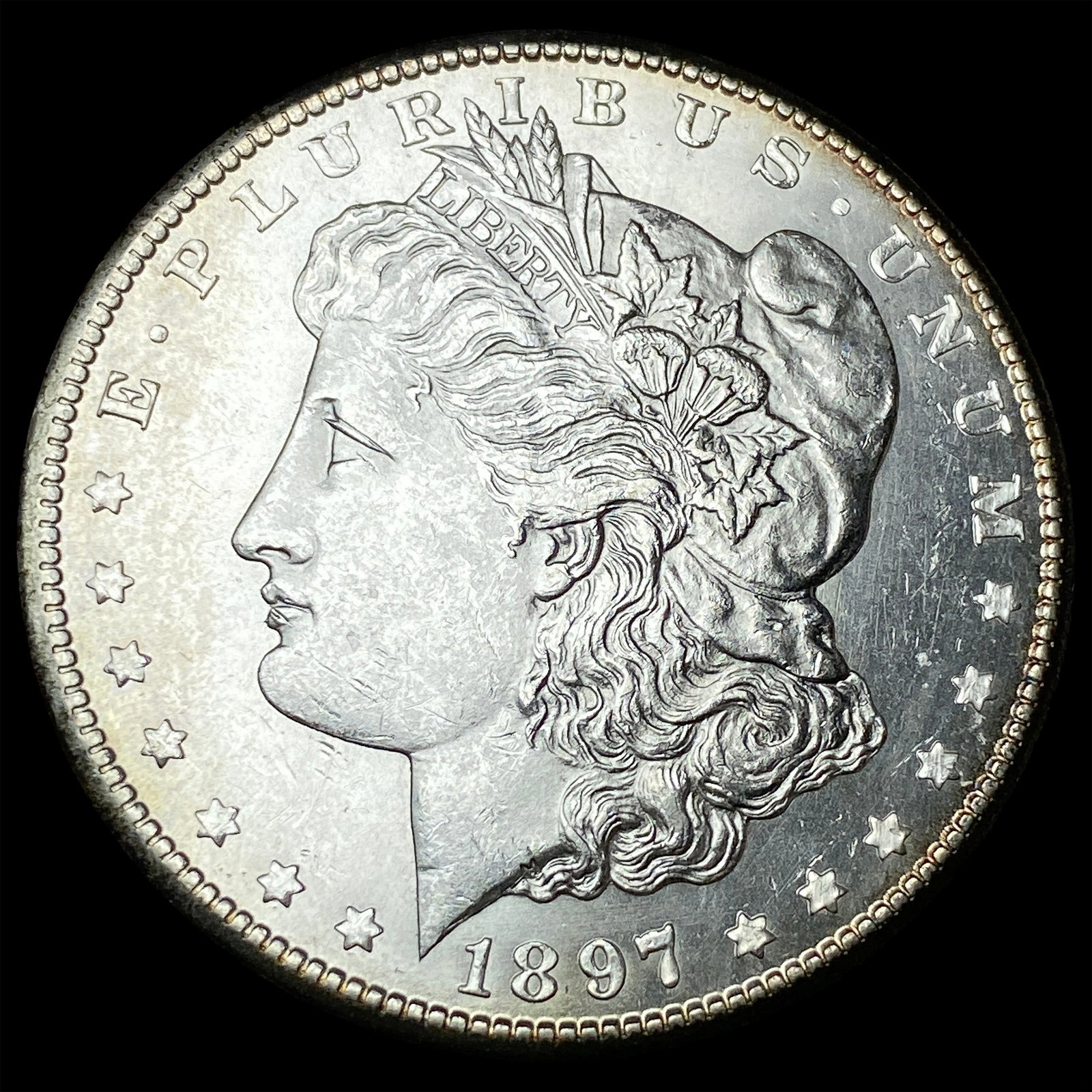 1897-S Silver Morgan Dollar UNCIRCULATED: 1897-S Silver Morgan Dollar UNCIRCULATED