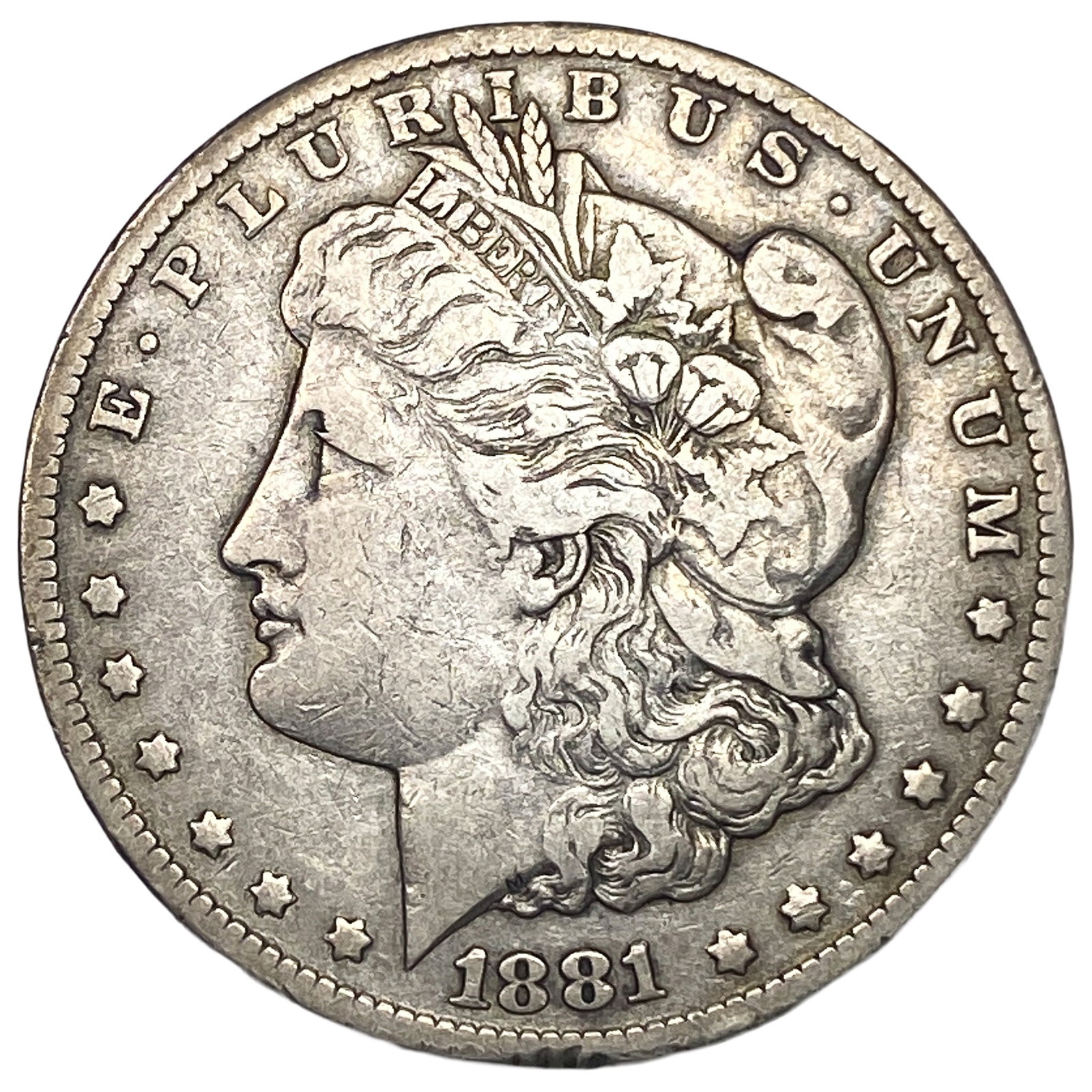 1881-CC Morgan Silver Dollar: 1881-CC Morgan Silver Dollar