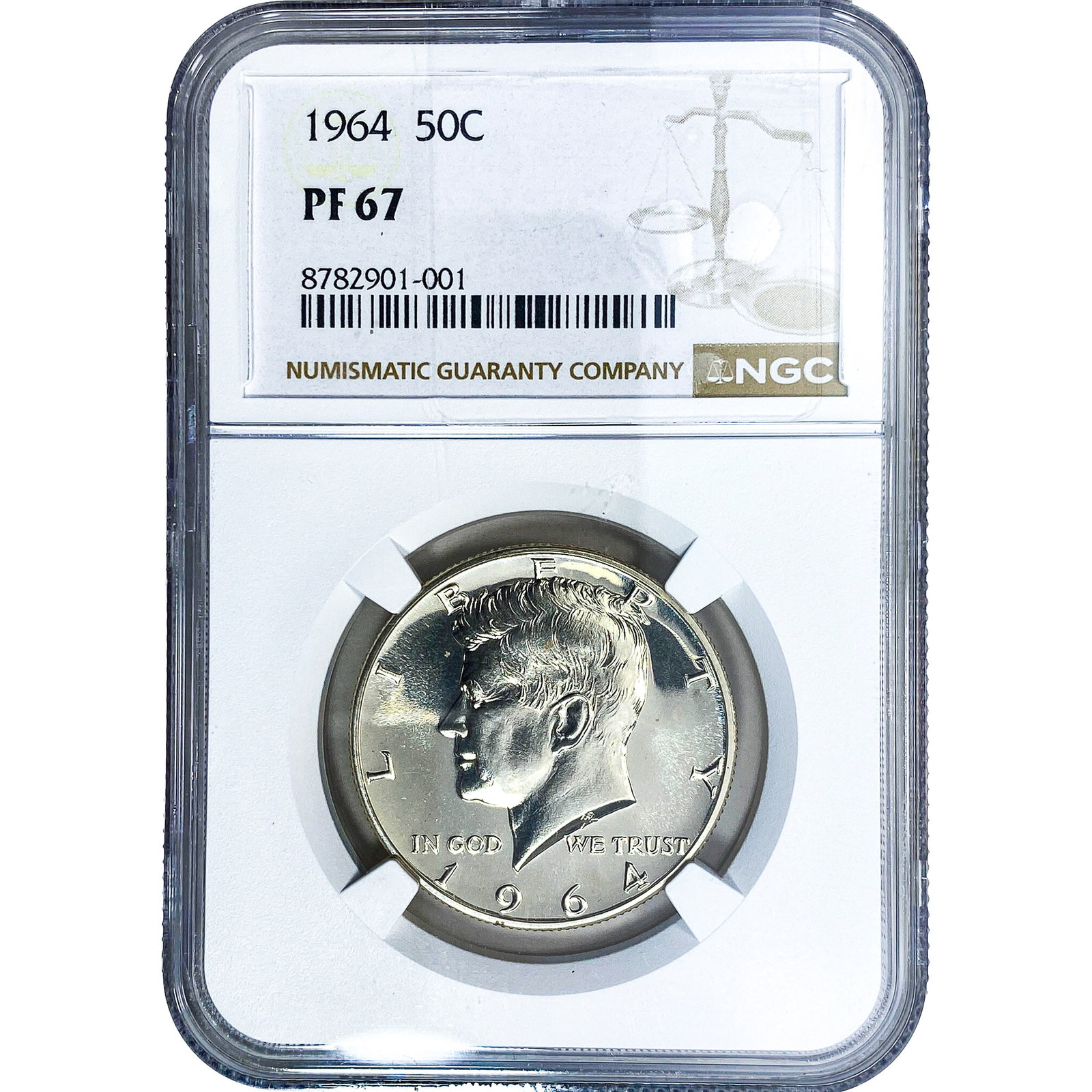 1964 Kennedy Half Dollar NGC PF67: 1964 Kennedy Half Dollar NGC PF67