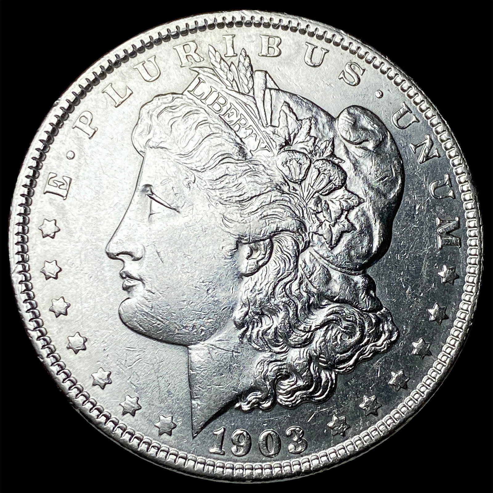 1903 Morgan Silver Dollar CHOICE AU: 1903 Morgan Silver Dollar CHOICE AU