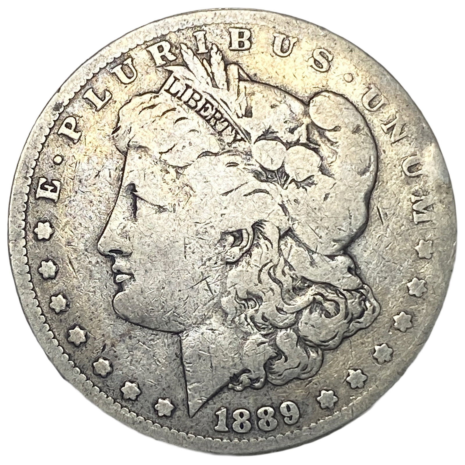 1889-CC Morgan Silver Dollar: 1889-CC Morgan Silver Dollar