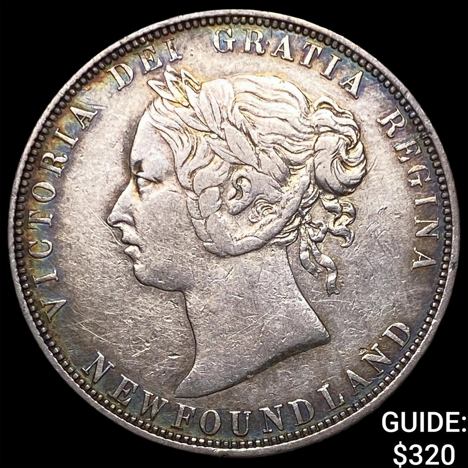 1874 Newfoundland Silver 50 Cents KM 6: 1874 Newfoundland Silver 50 Cents KM 6