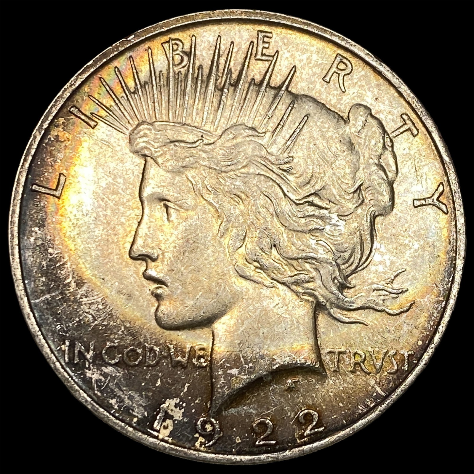 1922-D Silver Peace Dollar CHOICE AU: 1922-D Silver Peace Dollar CHOICE AU