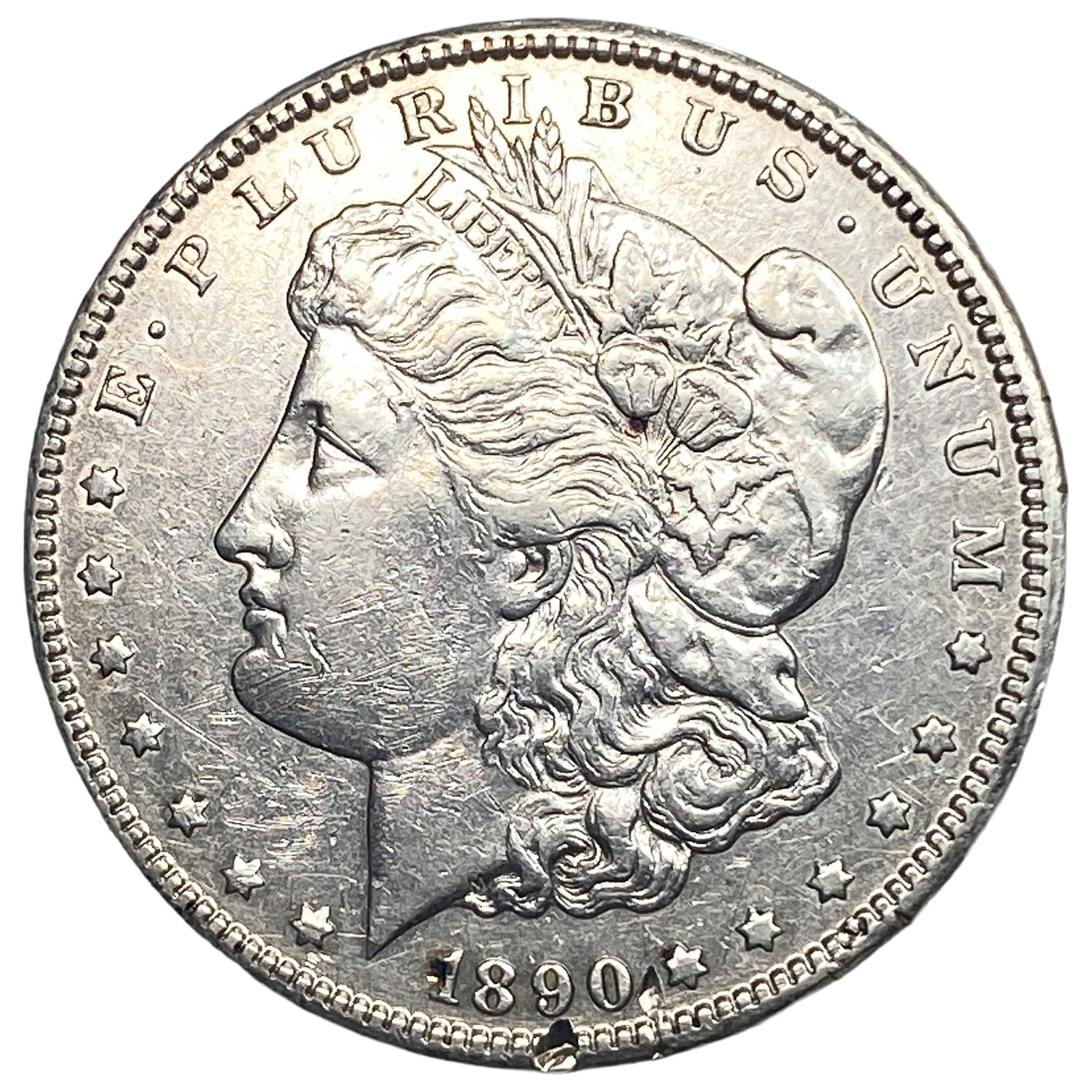 1890-CC Morgan Silver Dollar: 1890-CC Morgan Silver Dollar