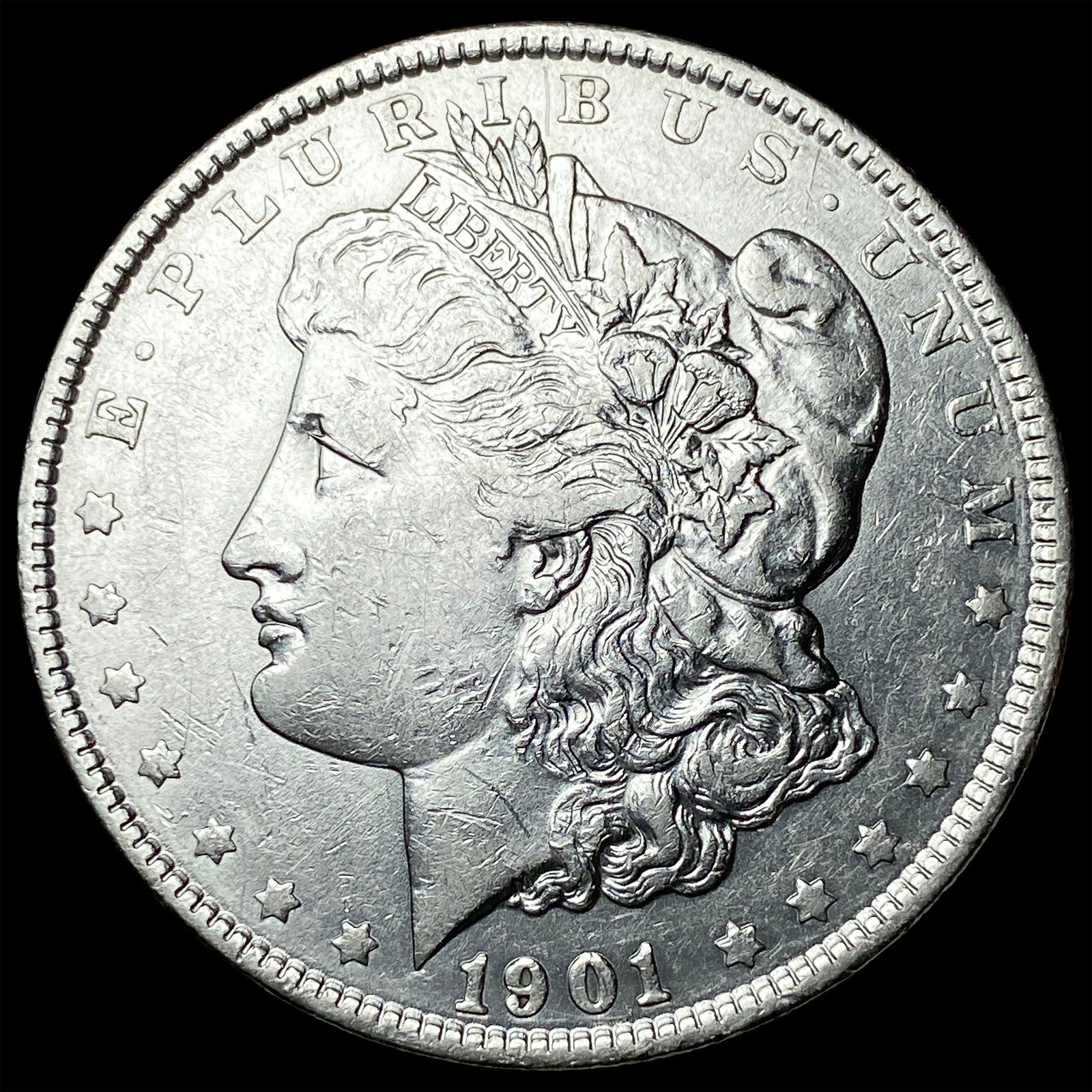 1901 Silver Morgan Dollar CLOSELY UNCIRCULATED: 1901 Silver Morgan Dollar CLOSELY UNCIRCULATED