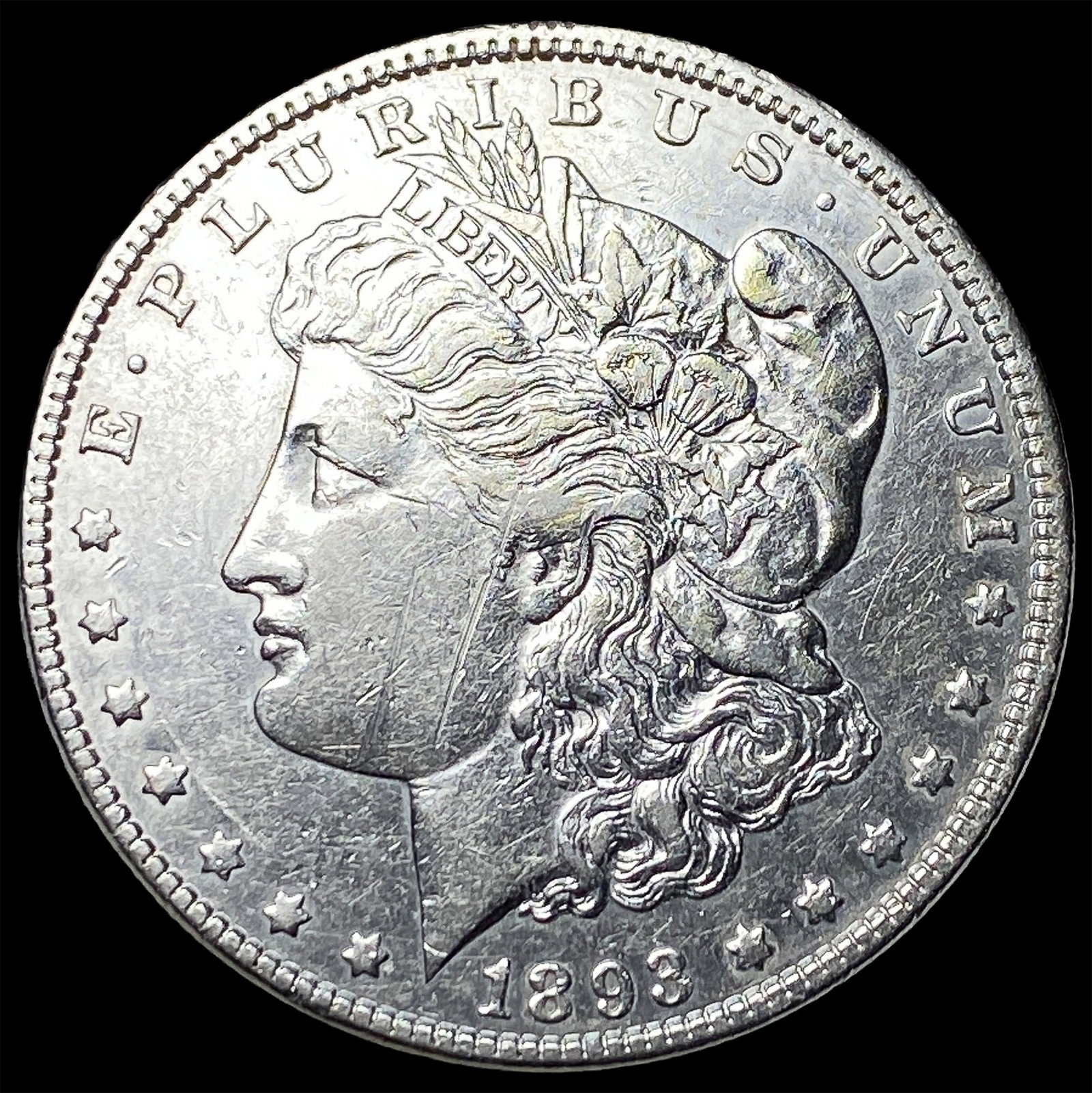 1893 Silver Morgan Dollar CLOSELY UNCIRCULATED (1 of 2)